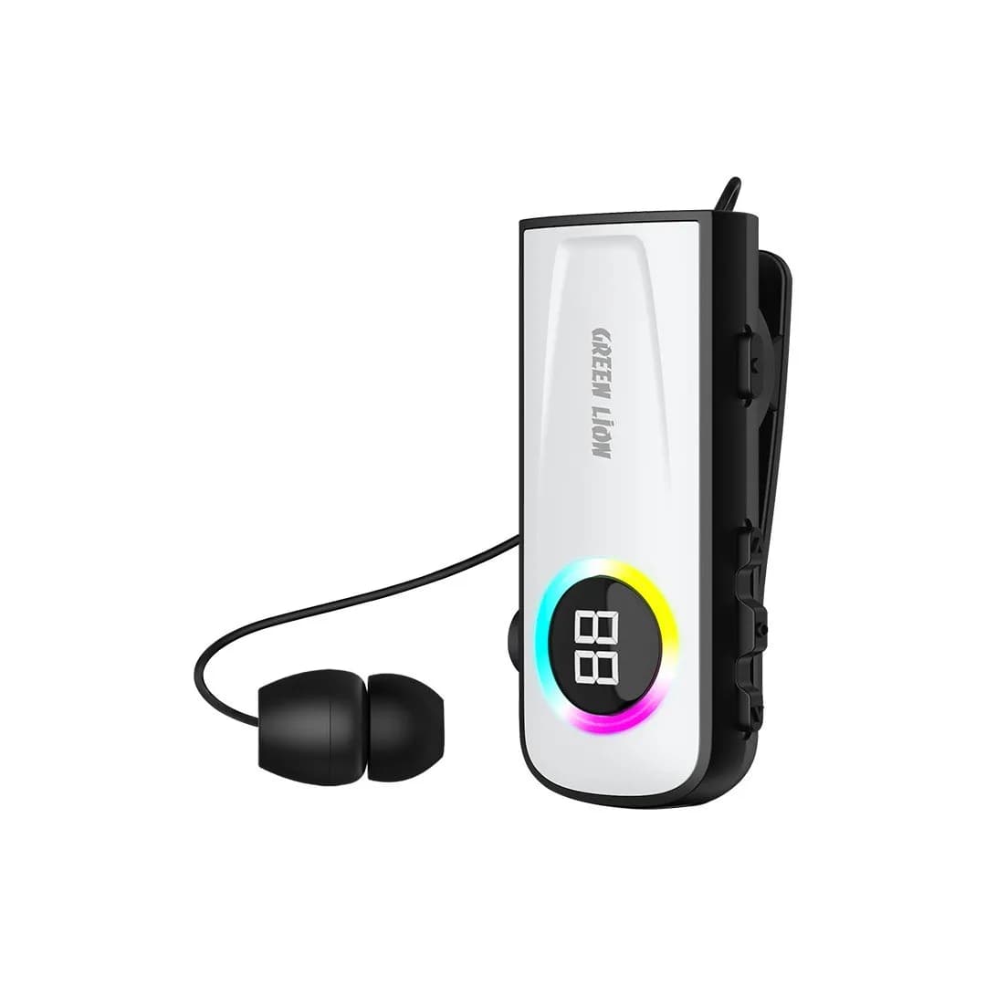 Green Lion Communicate Mono Bluetooth Headset - White 2