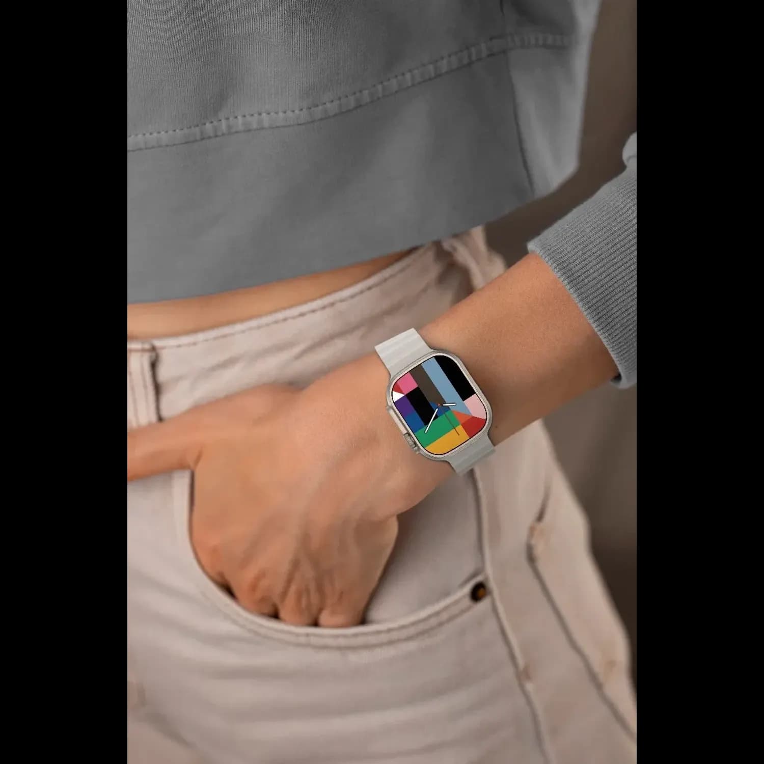 Green Lion Smart Watch Communicate Ultra - , Silver — Silver 3