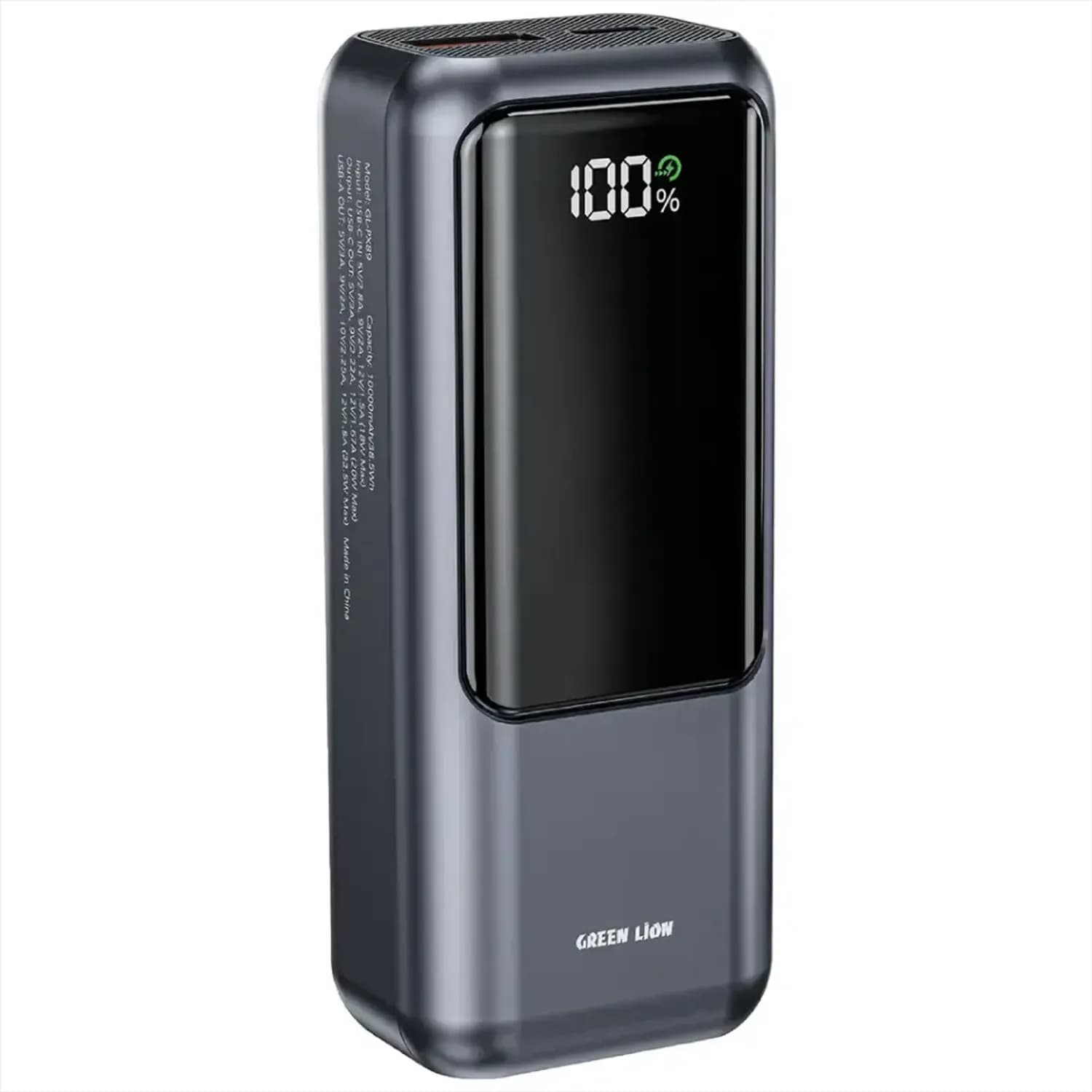 GREEN LION Power Bank - 10000mAh 20W PD, Grey GREEN LION Power Bank - 10000mAh 20W PD, Grey
