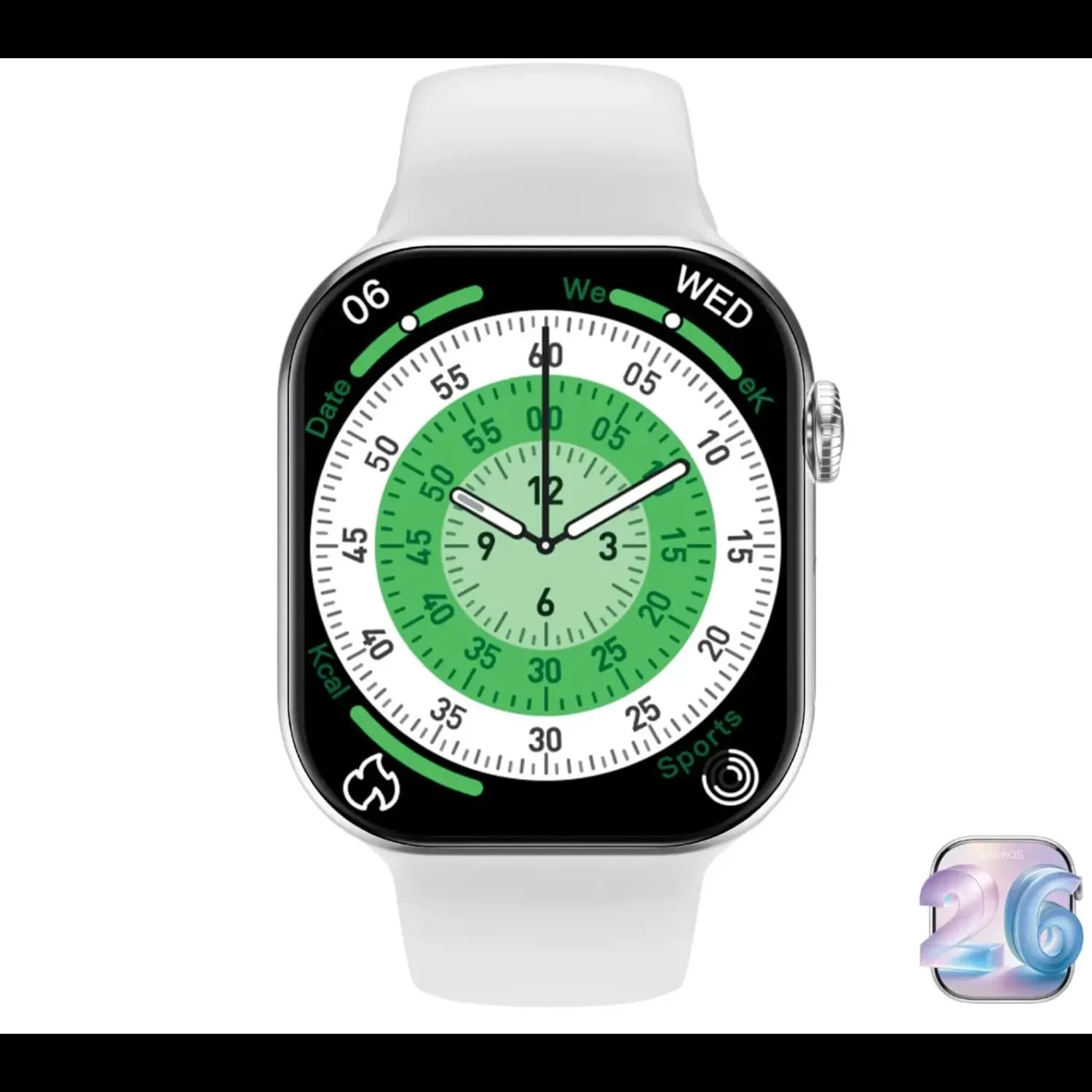 Green Lion Smart Watch Communicate 42 - 42mm, Silver — Gold 2