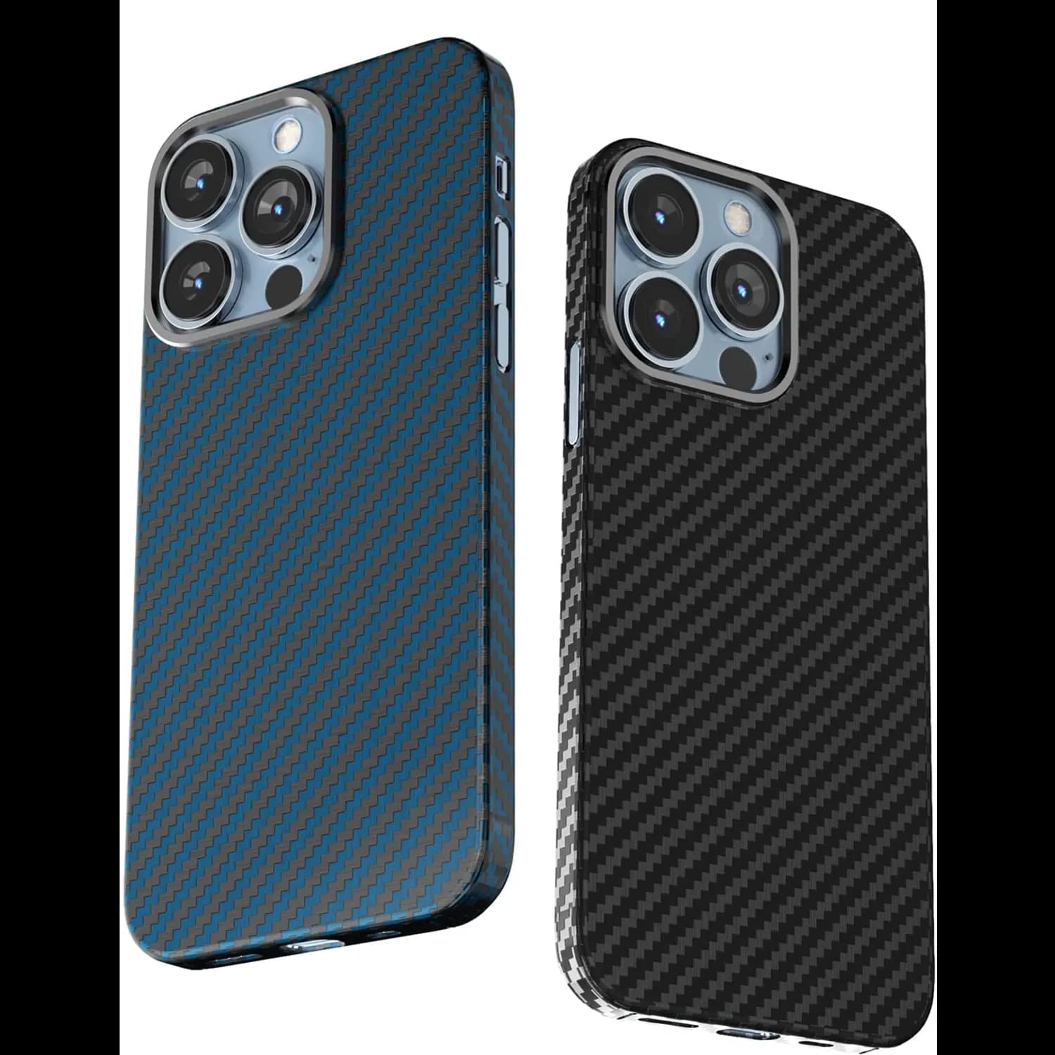 Green Lion Carbon Fiber Case for iPhone 13 Pro 6.7" - Blue 3