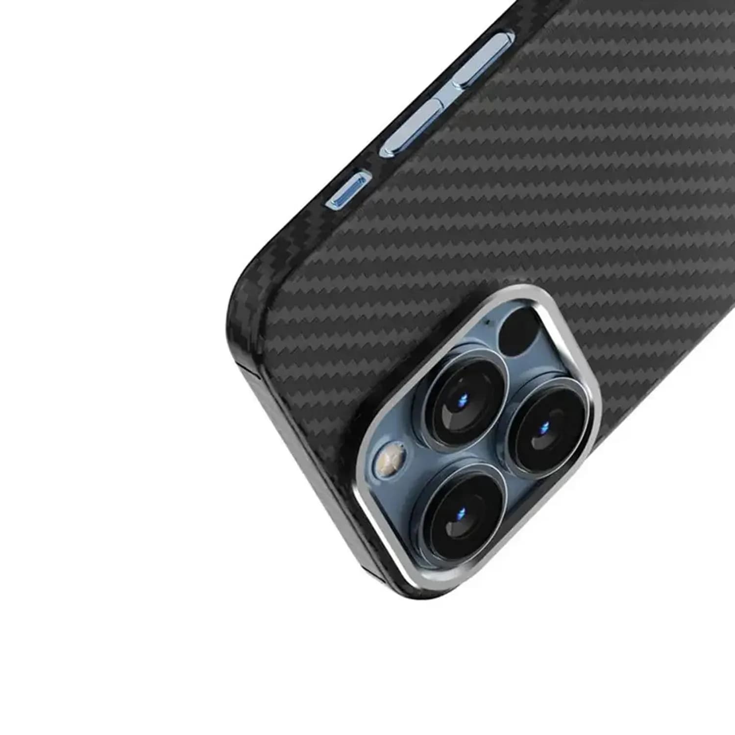 Green Lion iPhone 13 Pro Max Case - Carbon Fiber, Black 4