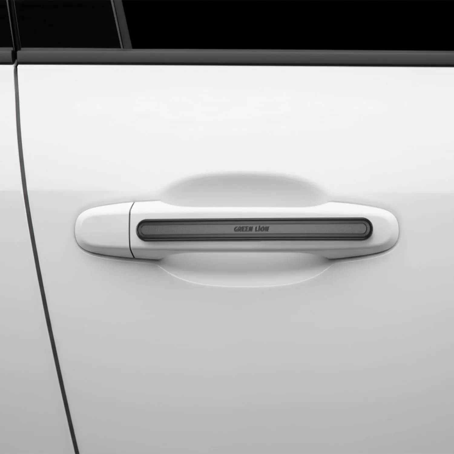 Green Lion Car Door Guard GNCRDRGRD4P - 4 Strips, Self-Adhesive, Black 4
