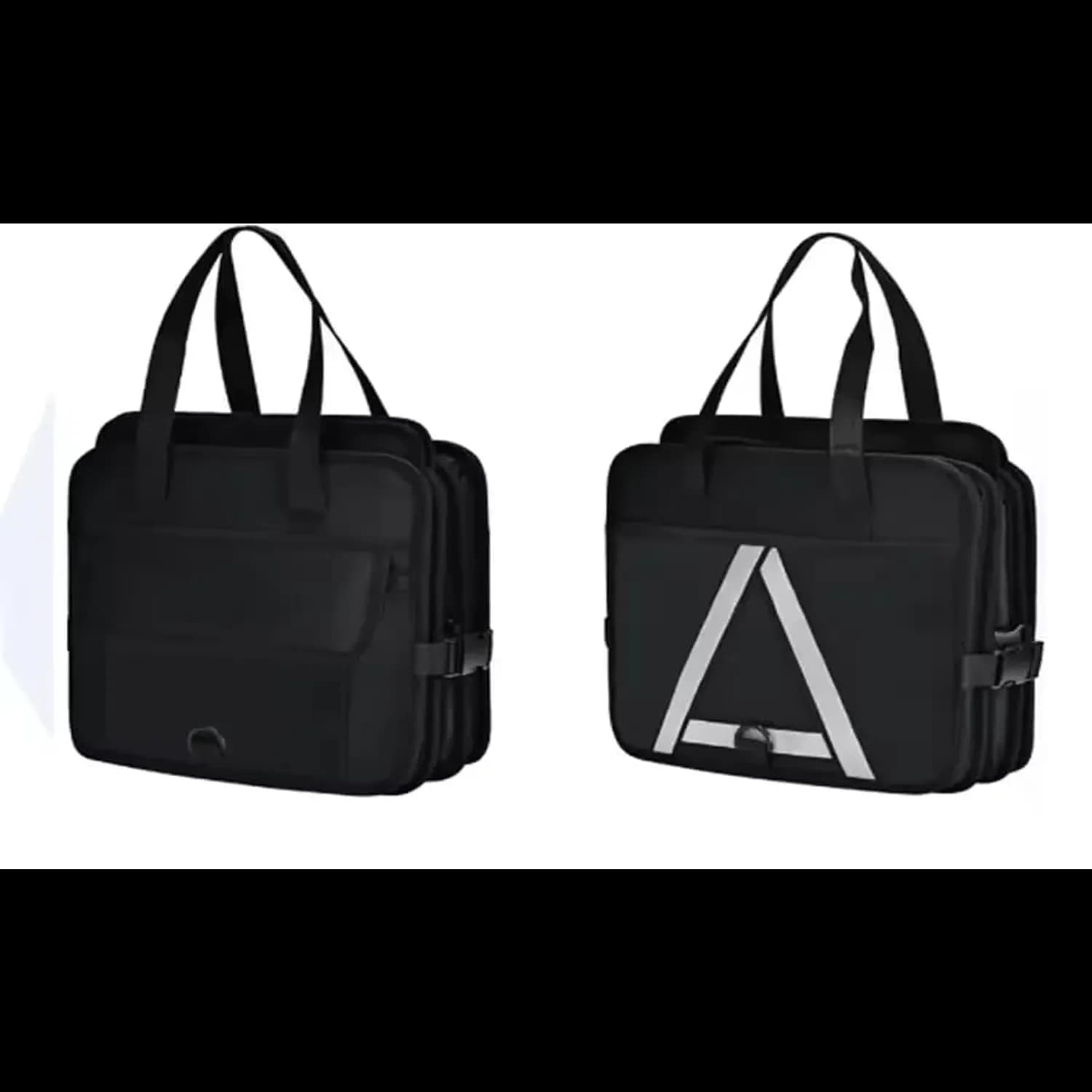 Green Lion Car Trunk Organizer - 80L, Foldable, Black 2
