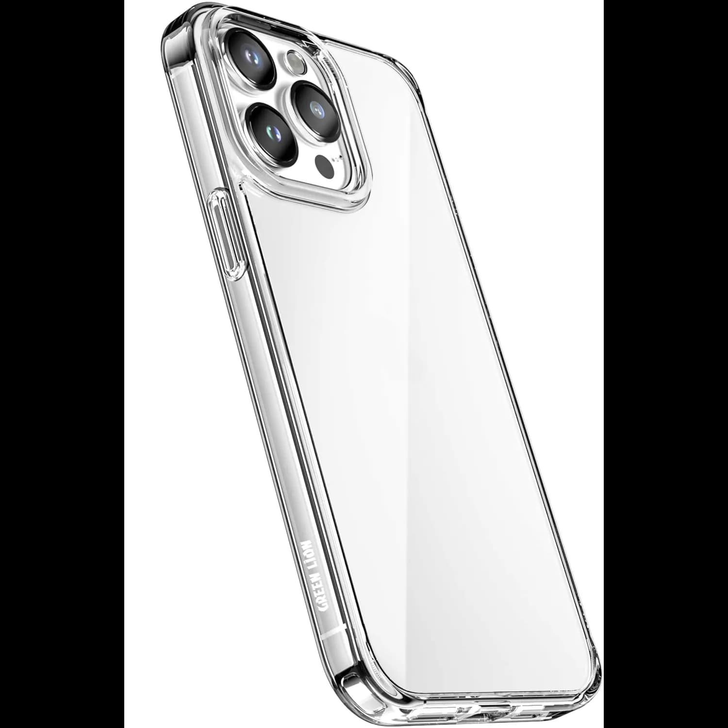 Green Lion iPhone 15 Pro Max Case - Clear, Shockproof Silicone 5