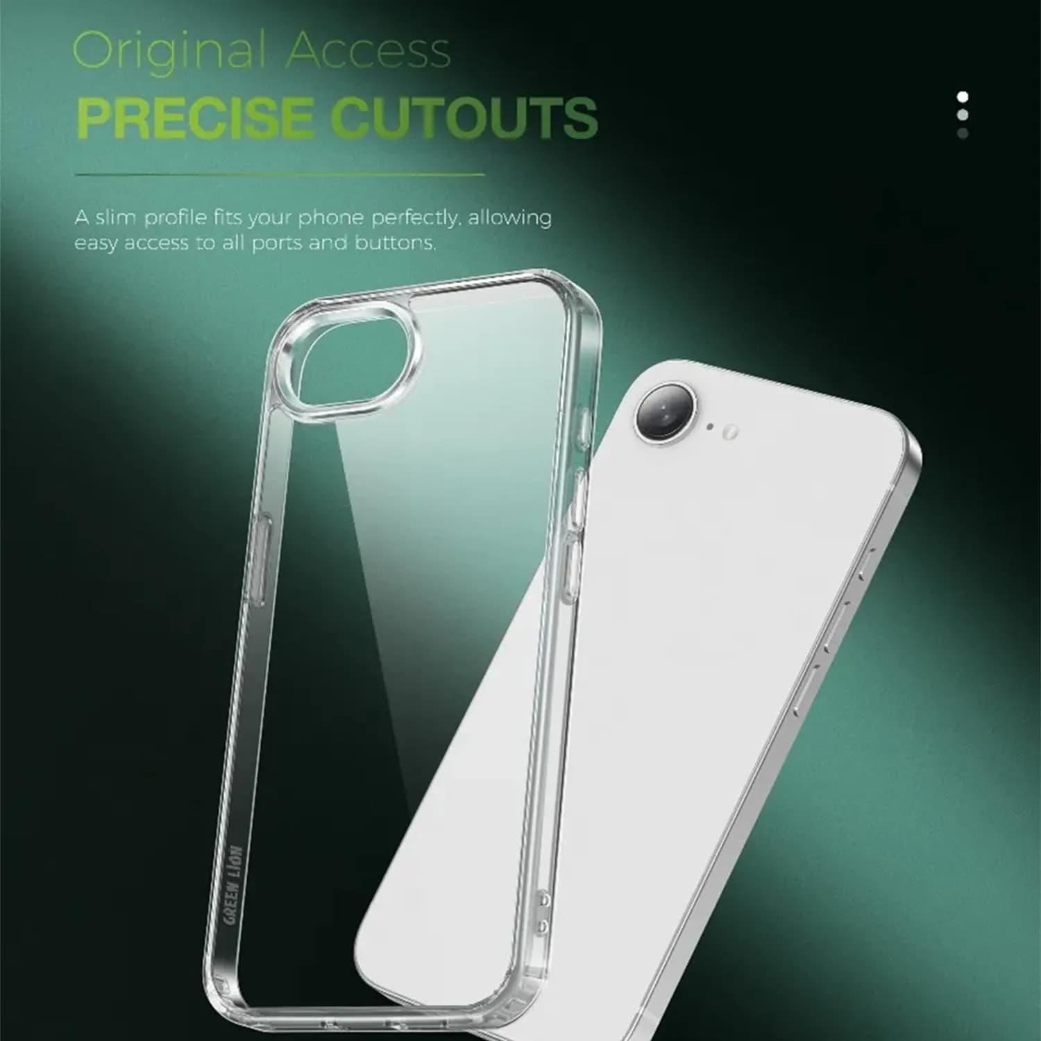 Green Lion Clear Case iPhone 16e - Anti-Yellowing, Military-Grade Protection 4