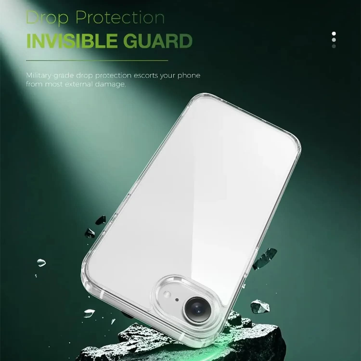 Green Lion Clear Case iPhone 16e - Anti-Yellowing, Military-Grade Protection 5