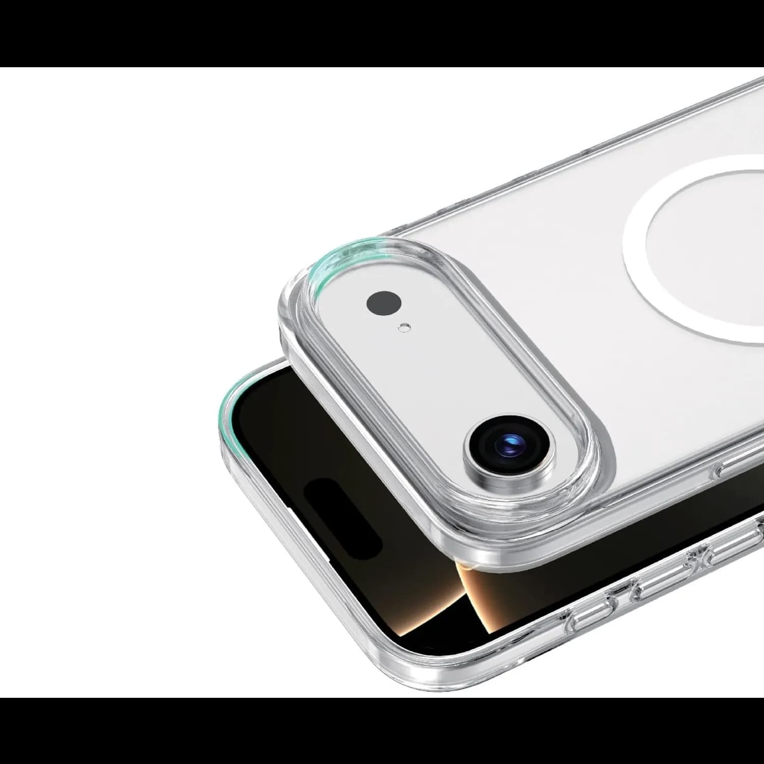 Green Lion Case iPhone 17 Air - Ultra Clear, MagSafe Compatible 4