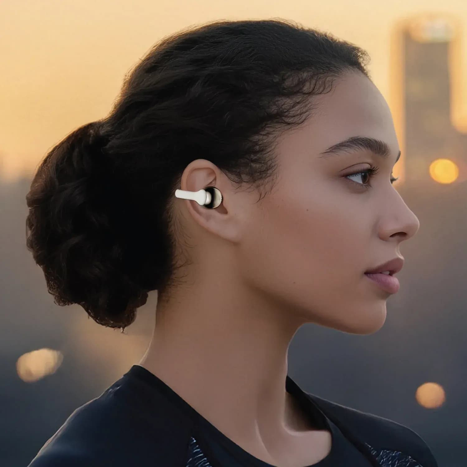 Green Lion Wireless Earbuds - Open-Ear Clip-On, White 2