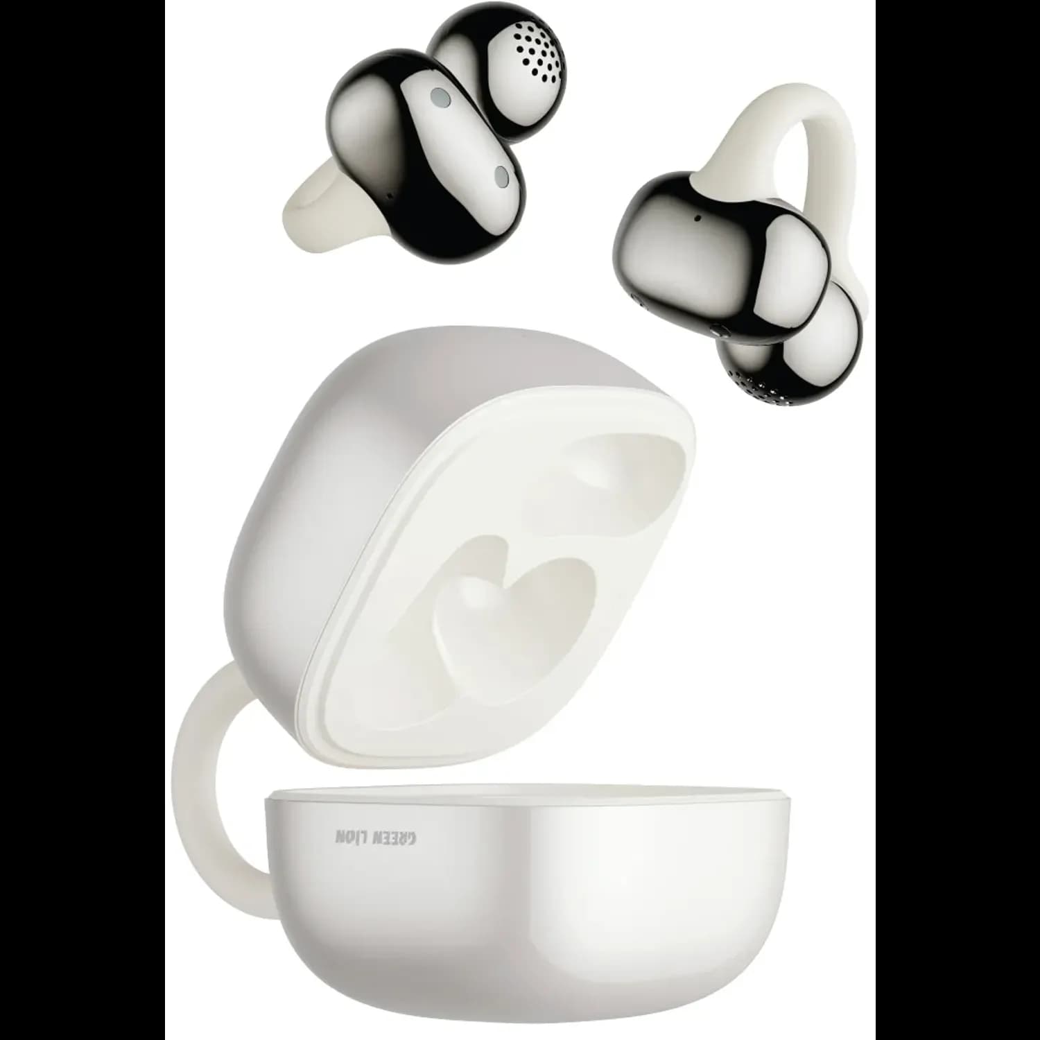Green Lion Wireless Earbuds - Open-Ear Clip-On, White 1 Green Lion Wireless Earbuds - Open-Ear Clip-On, White 1