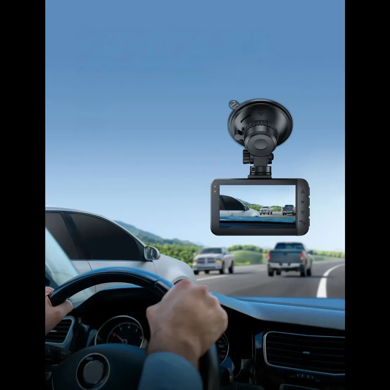 Green Lion Dash Camera Pro - Front & Rear, WiFi, Black 3