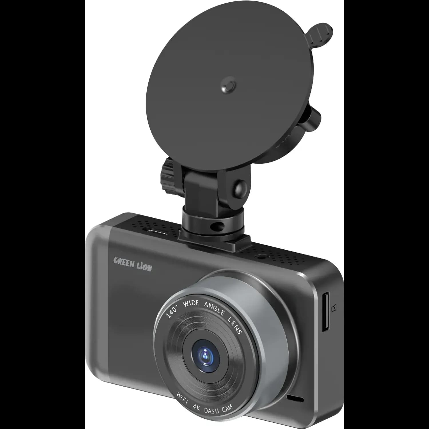 Green Lion Dash Camera Pro - Front & Rear, WiFi, Black 1