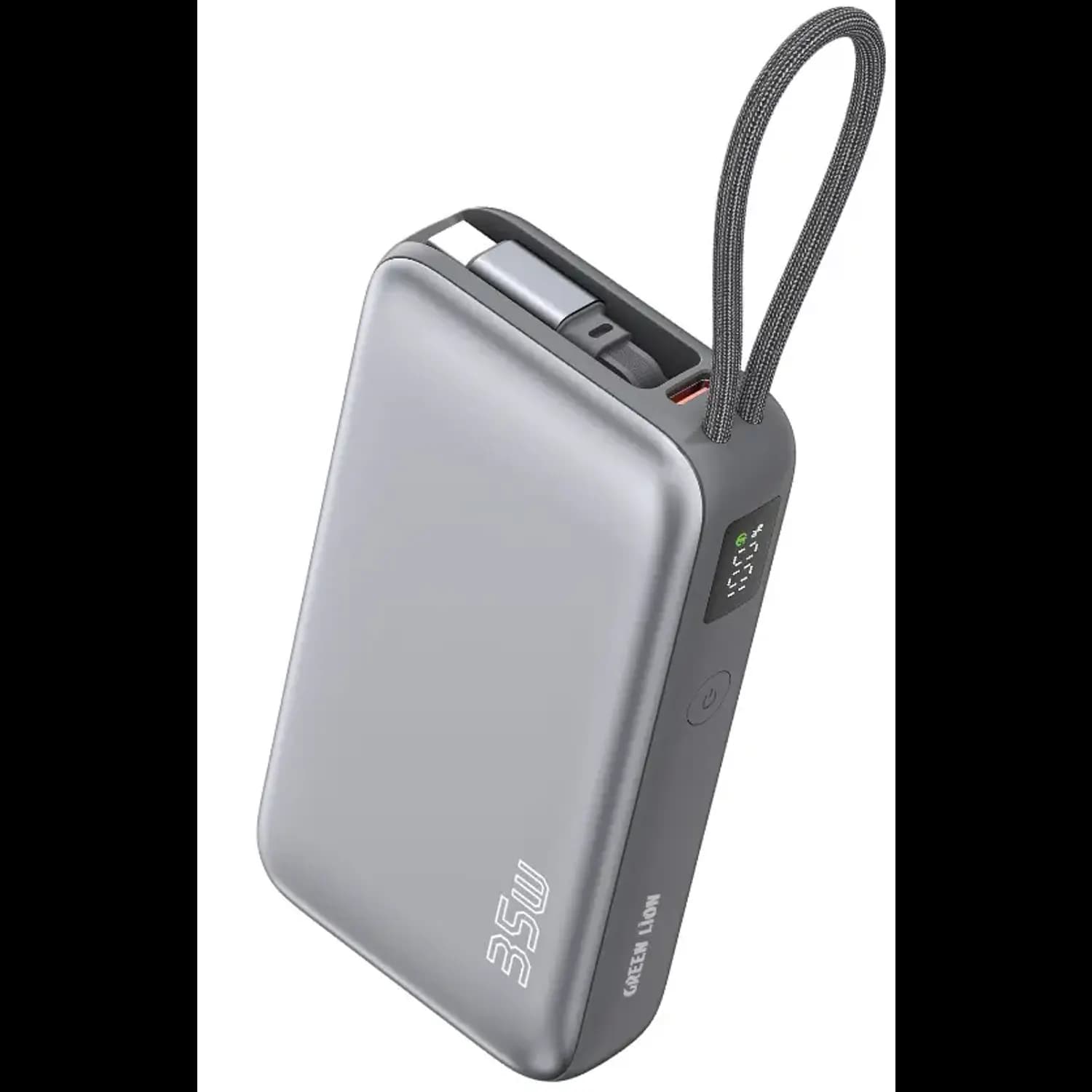 Green Lion Power Bank DAKAR - 10000mAh 35W PD, Gray 1