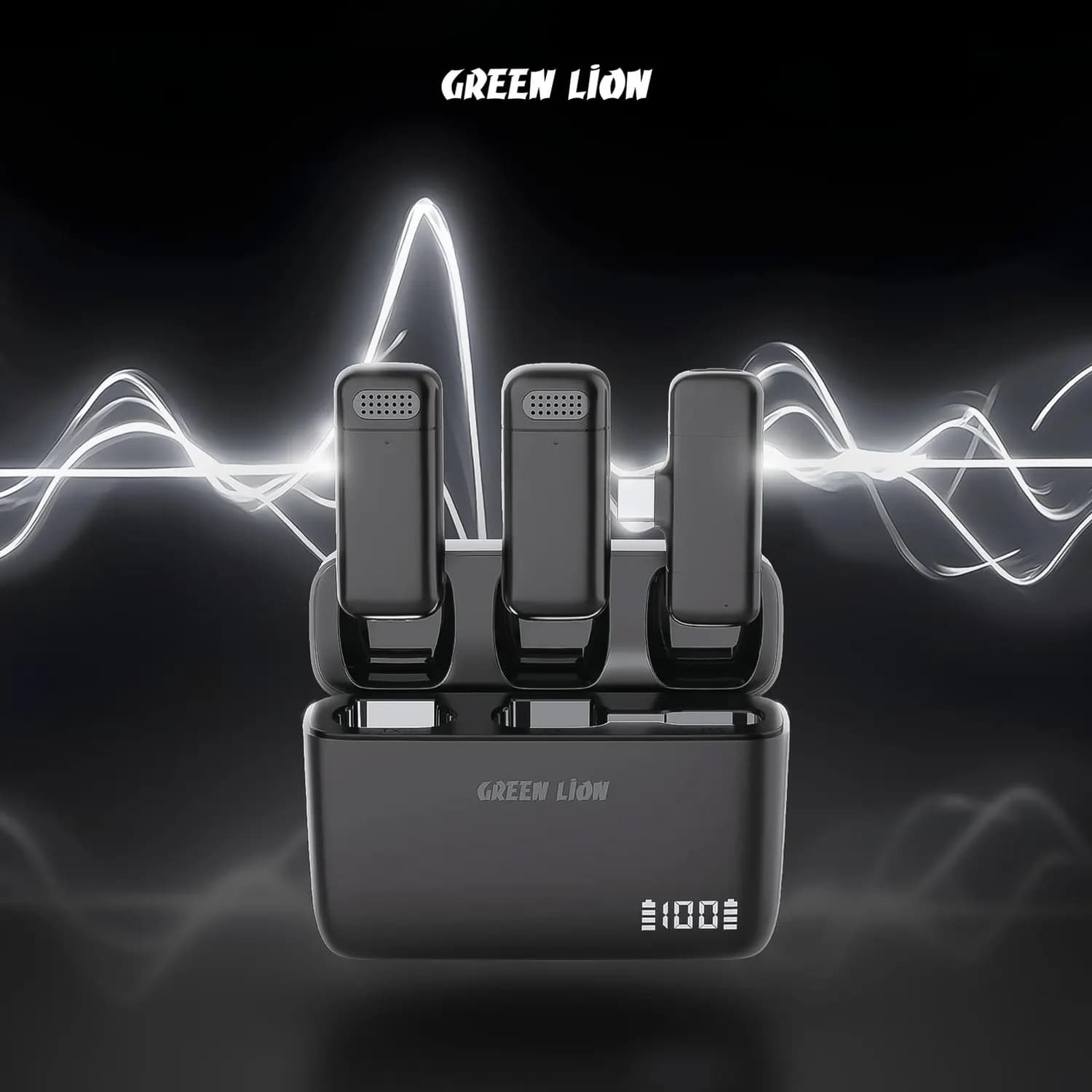 Green Lion Wireless Microphone - 3-in-1 GM-85X , Bluetooth 5