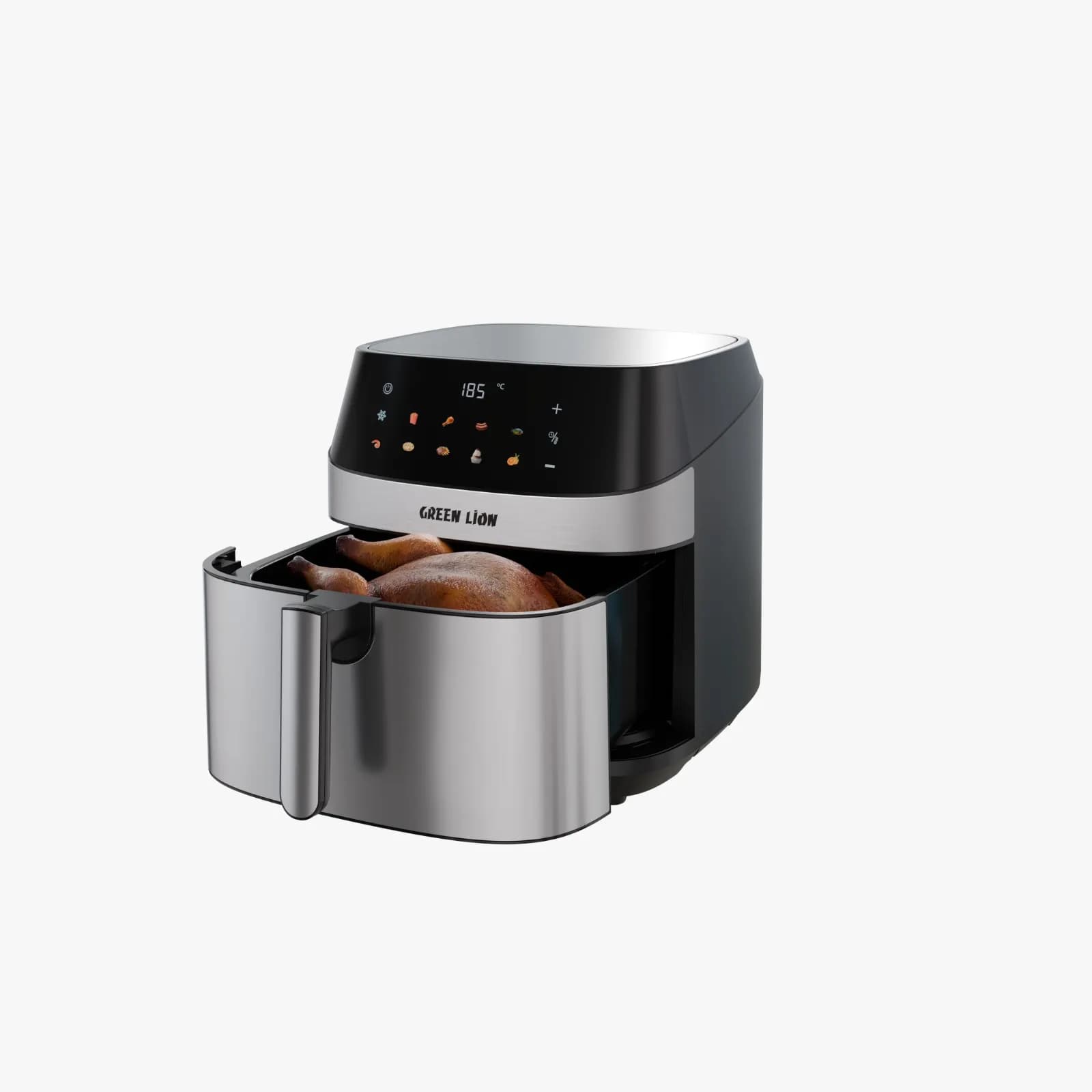 Green Lion Deluxe Air Fryer LED Touch Screen 8L - Black 3