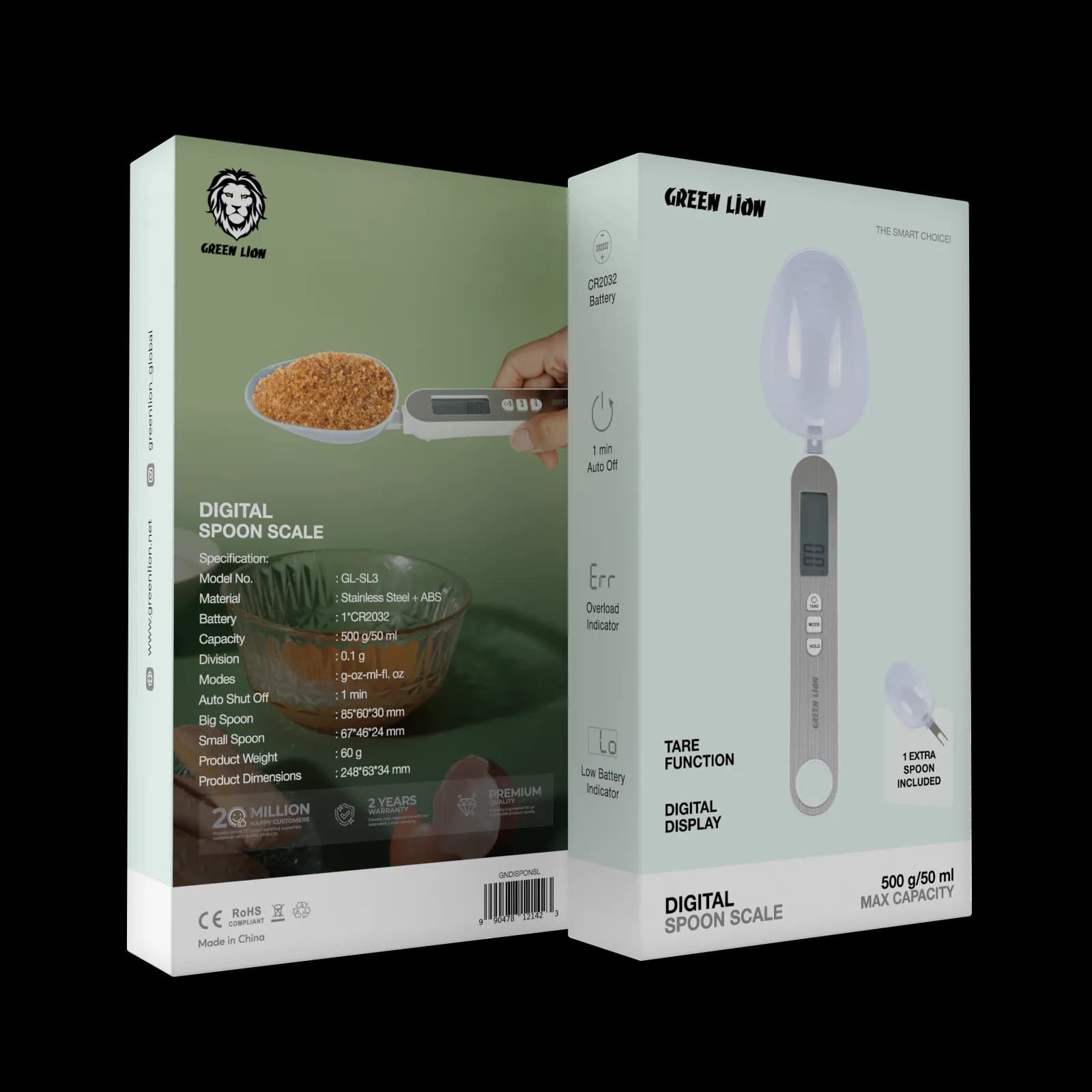Green Lion Digital Spoon Scale - Silver 3