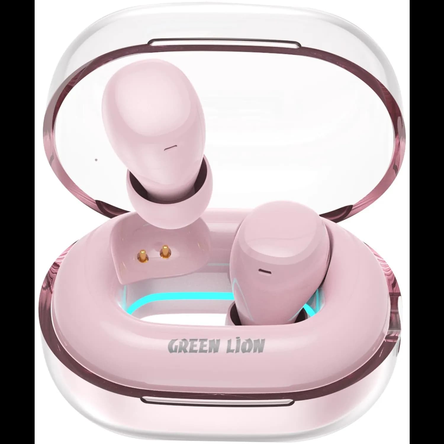 Green Lion Earbuds Denver - True Wireless, 12H Playback, Pink — Black 2