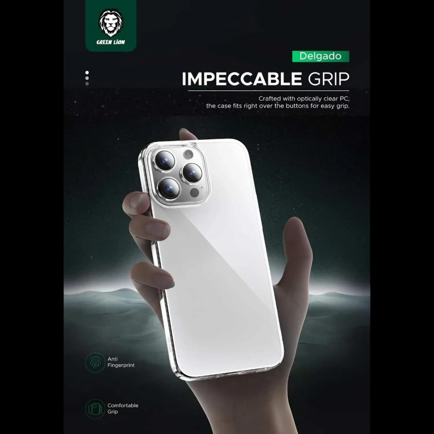 Green Lion iPhone 15 Pro Case - Military-Grade Drop Protection, Blue 2