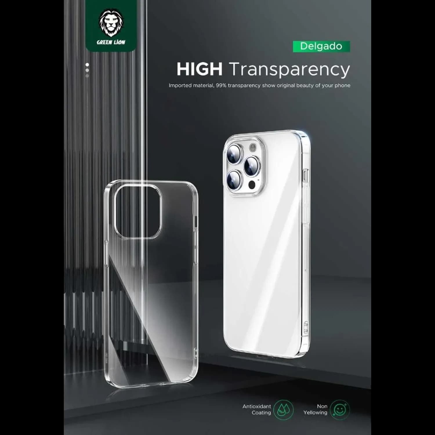 Green Lion iPhone 15 Pro Case - Military-Grade Drop Protection, Blue 3