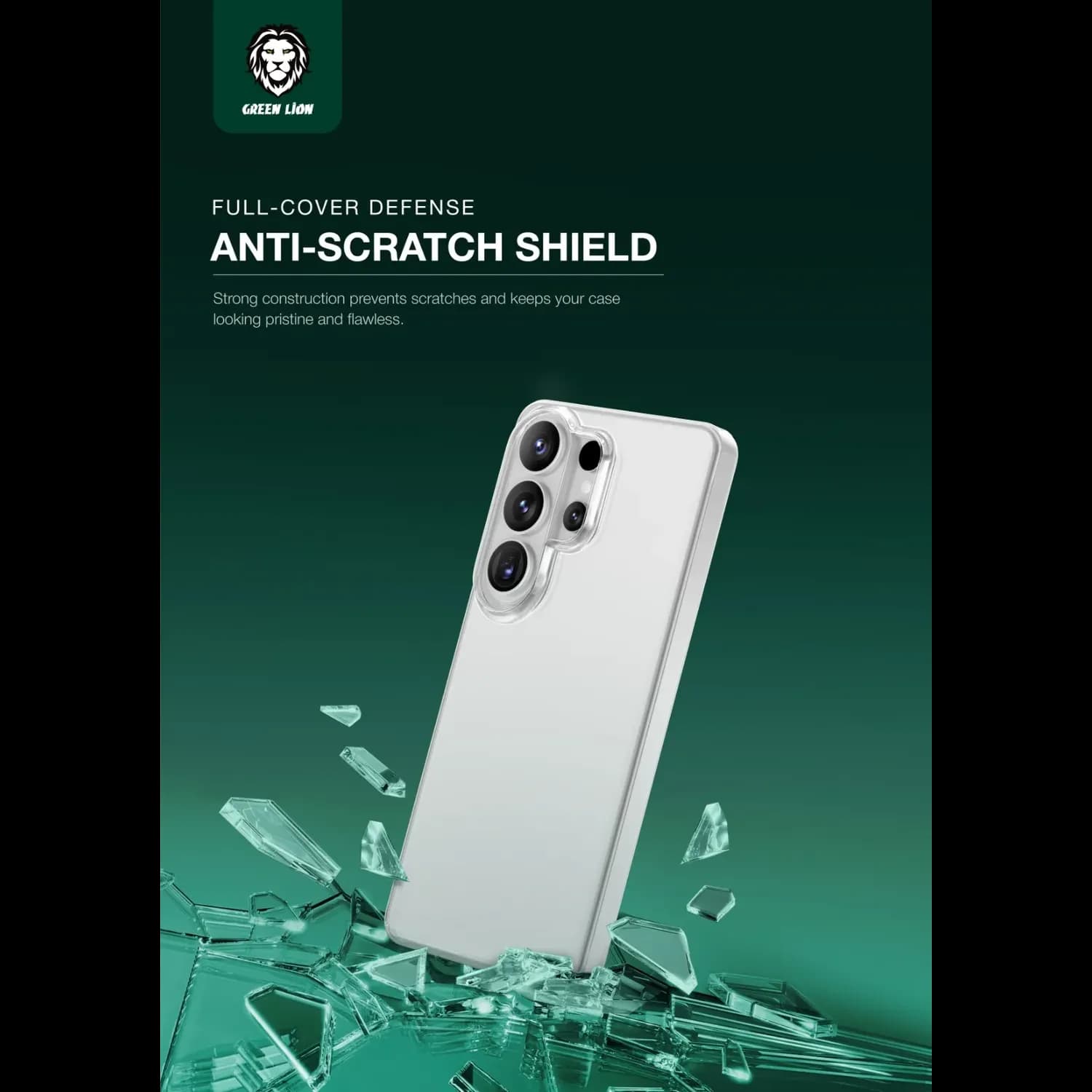 Green Lion PC Case S26 Ultra - Anti-Scratch, Clear 3