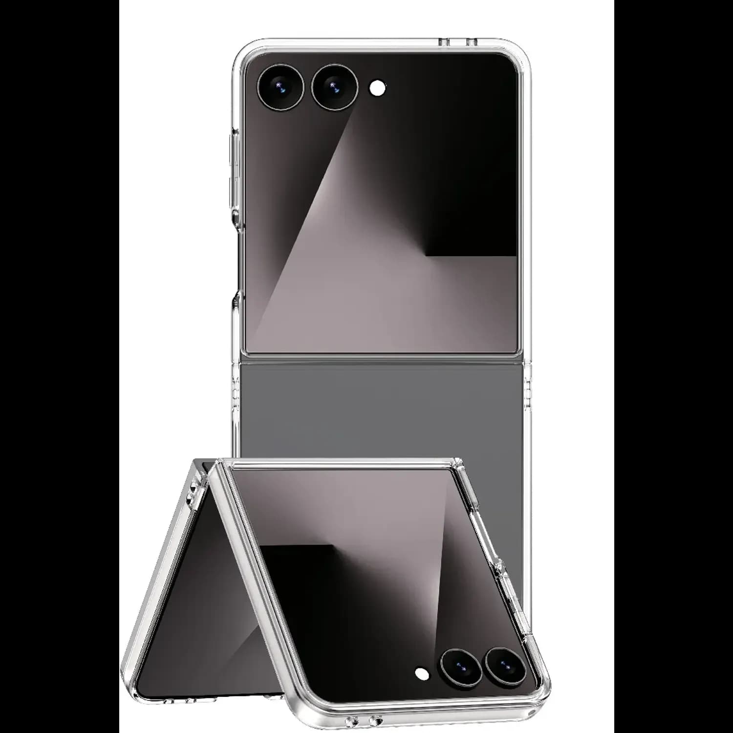 Green Lion Phone Case Samsung Z Flip 7 - Clear PC Slim Fit 4