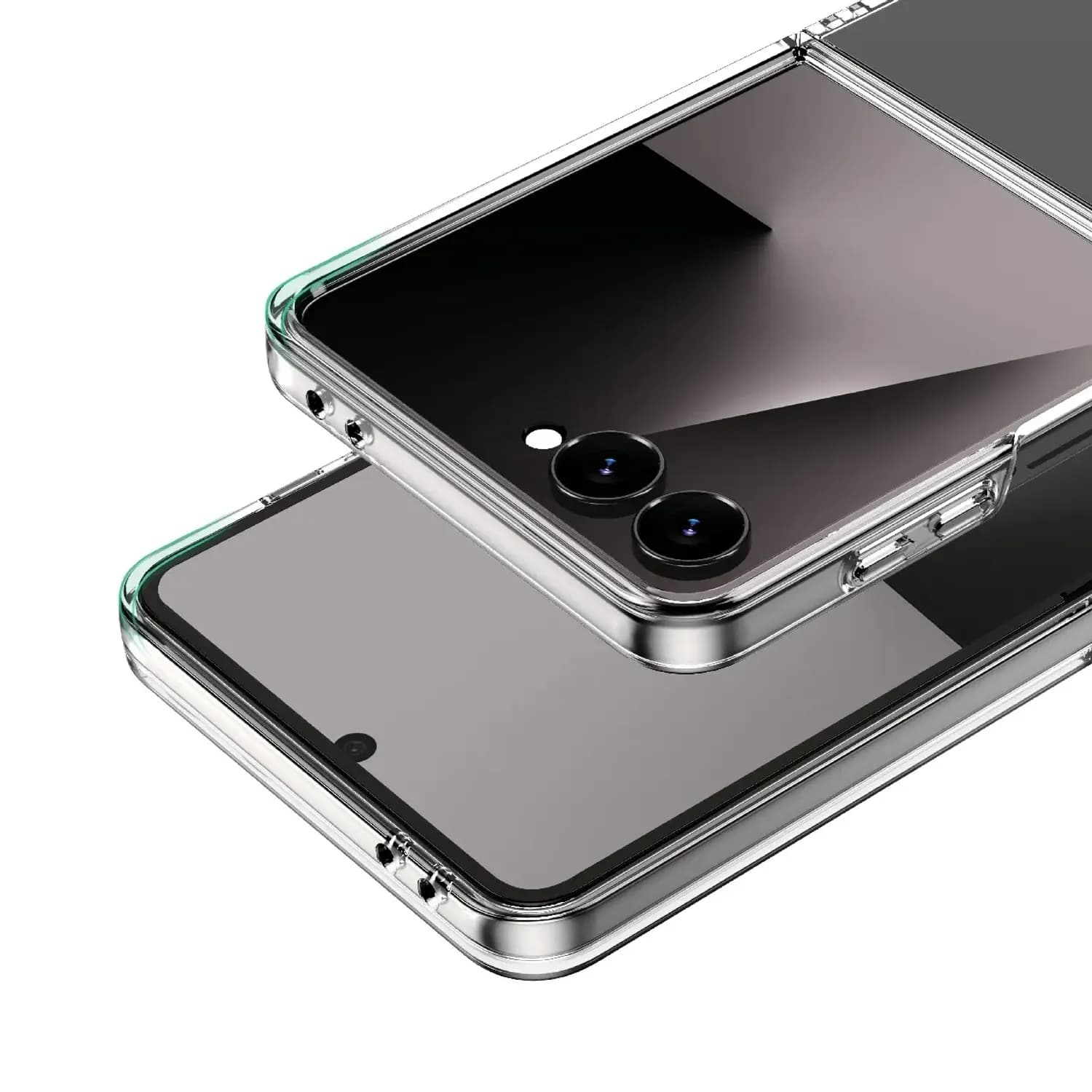Green Lion Phone Case Samsung Z Flip 7 - Clear PC Slim Fit 5