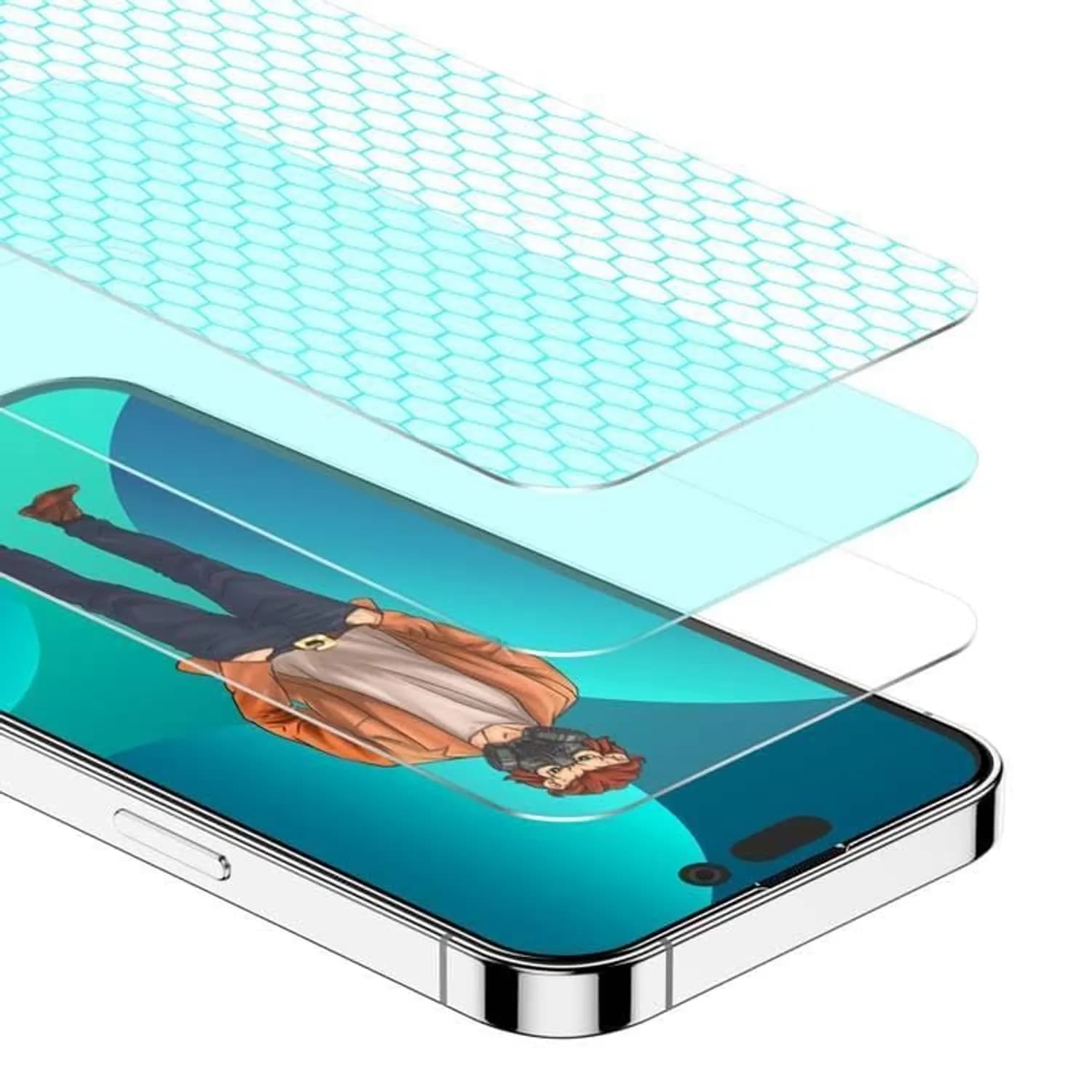 Green Lion Screen Protector iPhone 16 Pro Max 6.9" - PET HD, Clear 2