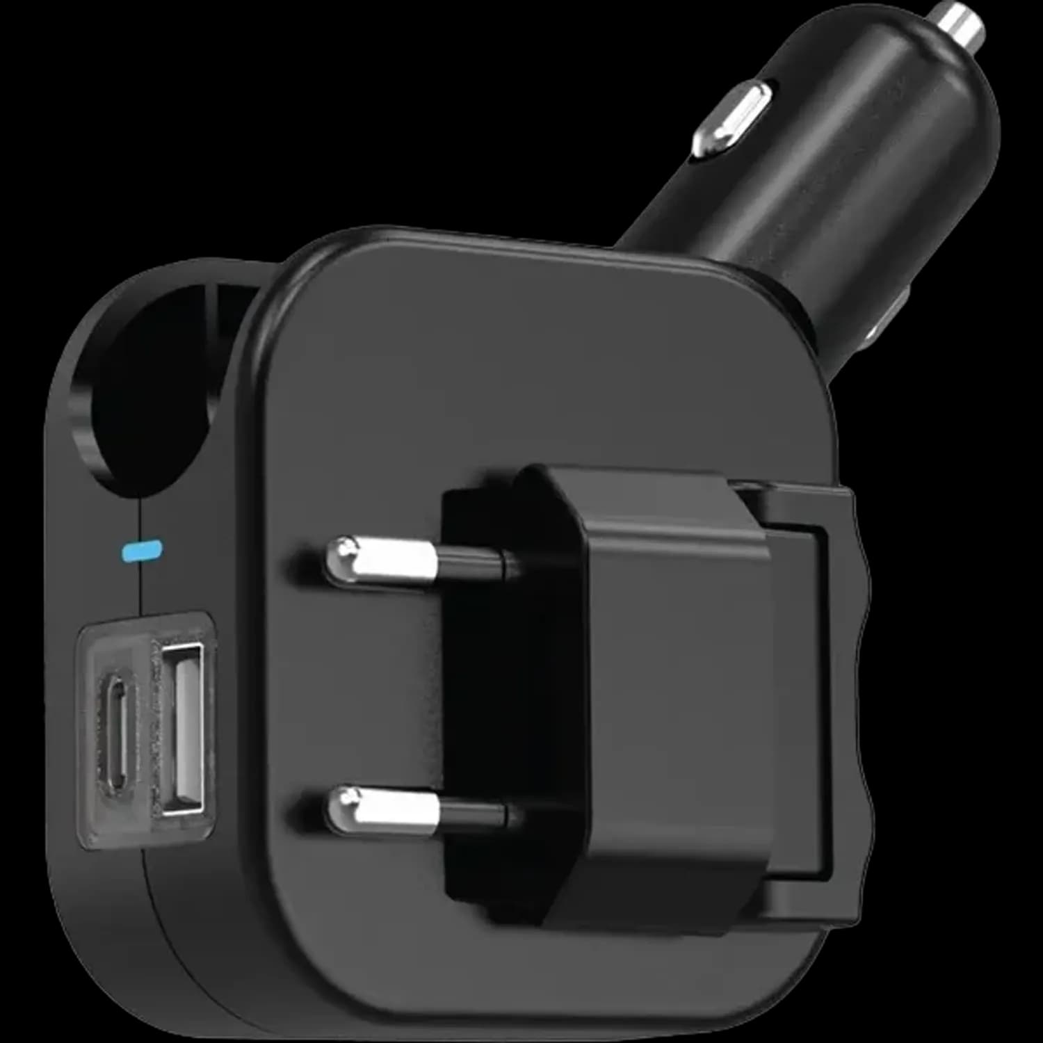 Green Lion Duo Power Car & Wall Charger - Dual USB, Black Green Lion Duo Power Car & Wall Charger - Dual USB, Black