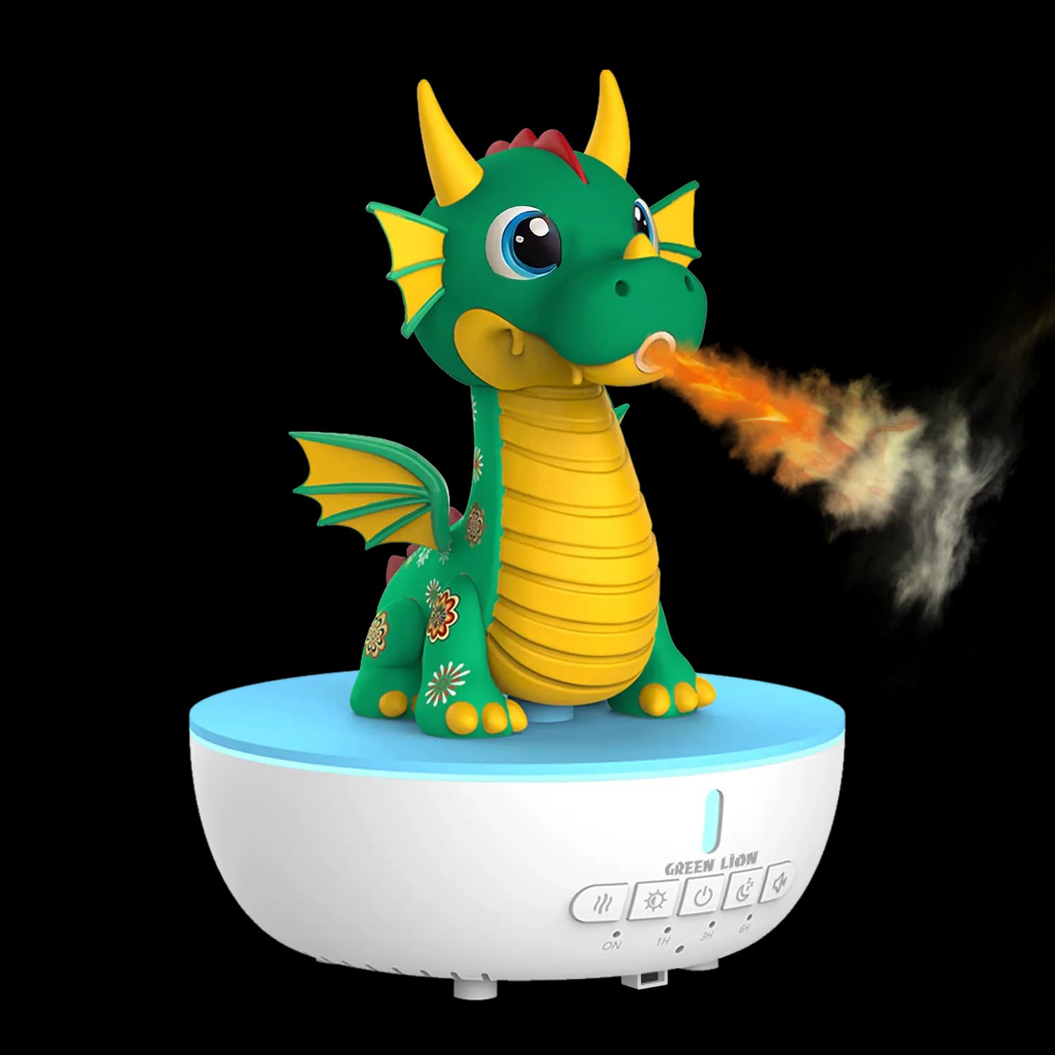 Green Lion Aroma Diffuser - Dragon Mist, Green 4