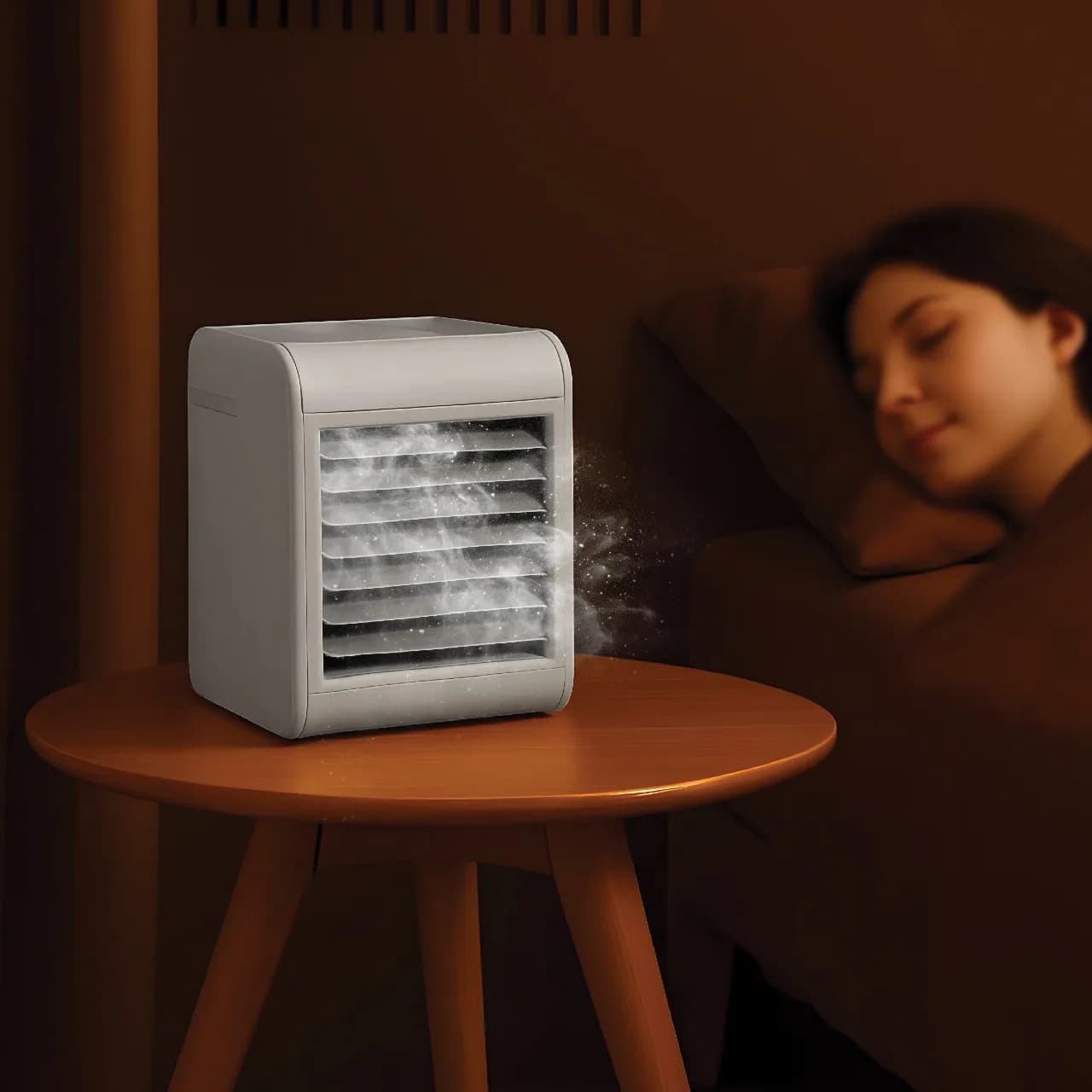 Green Lion Desktop Air Cooler 400mL - Gray 3