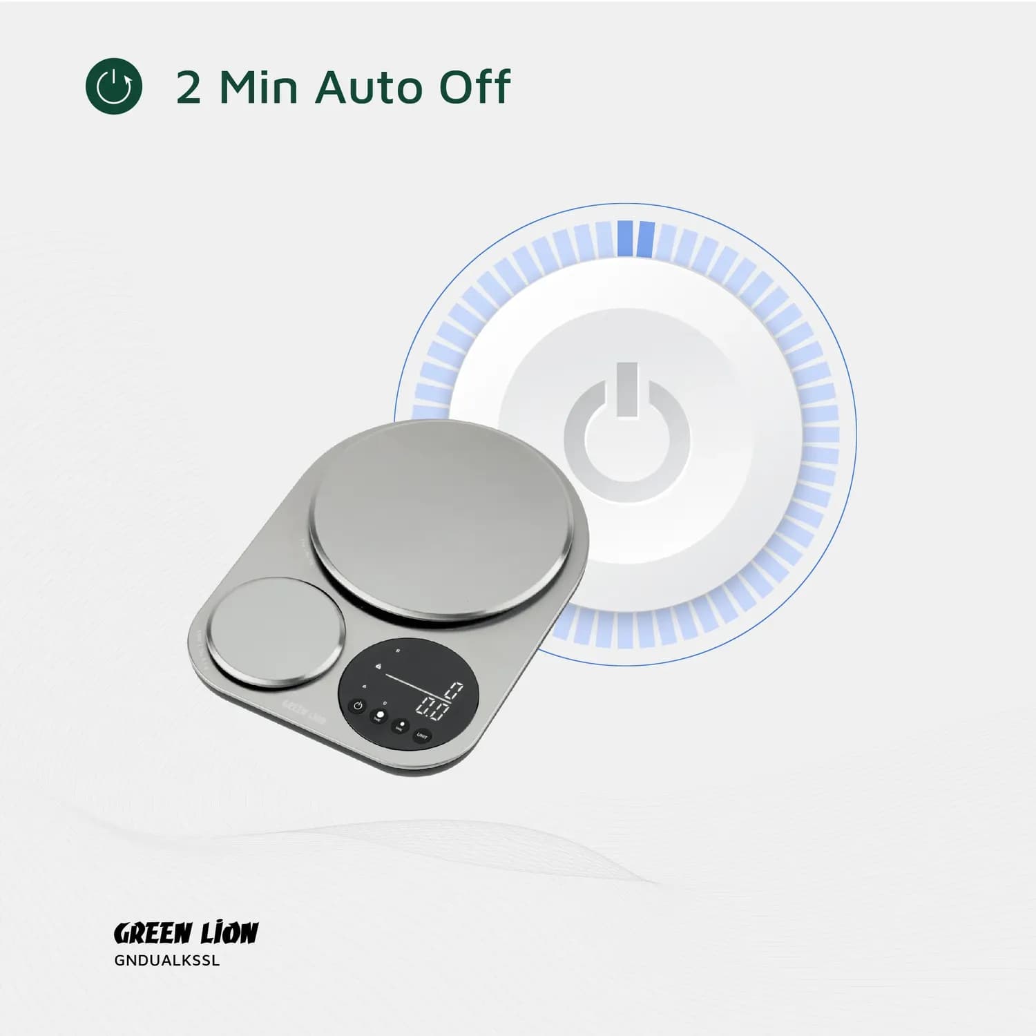 Green Lion Kitchen Scale - Dual, Silver 5