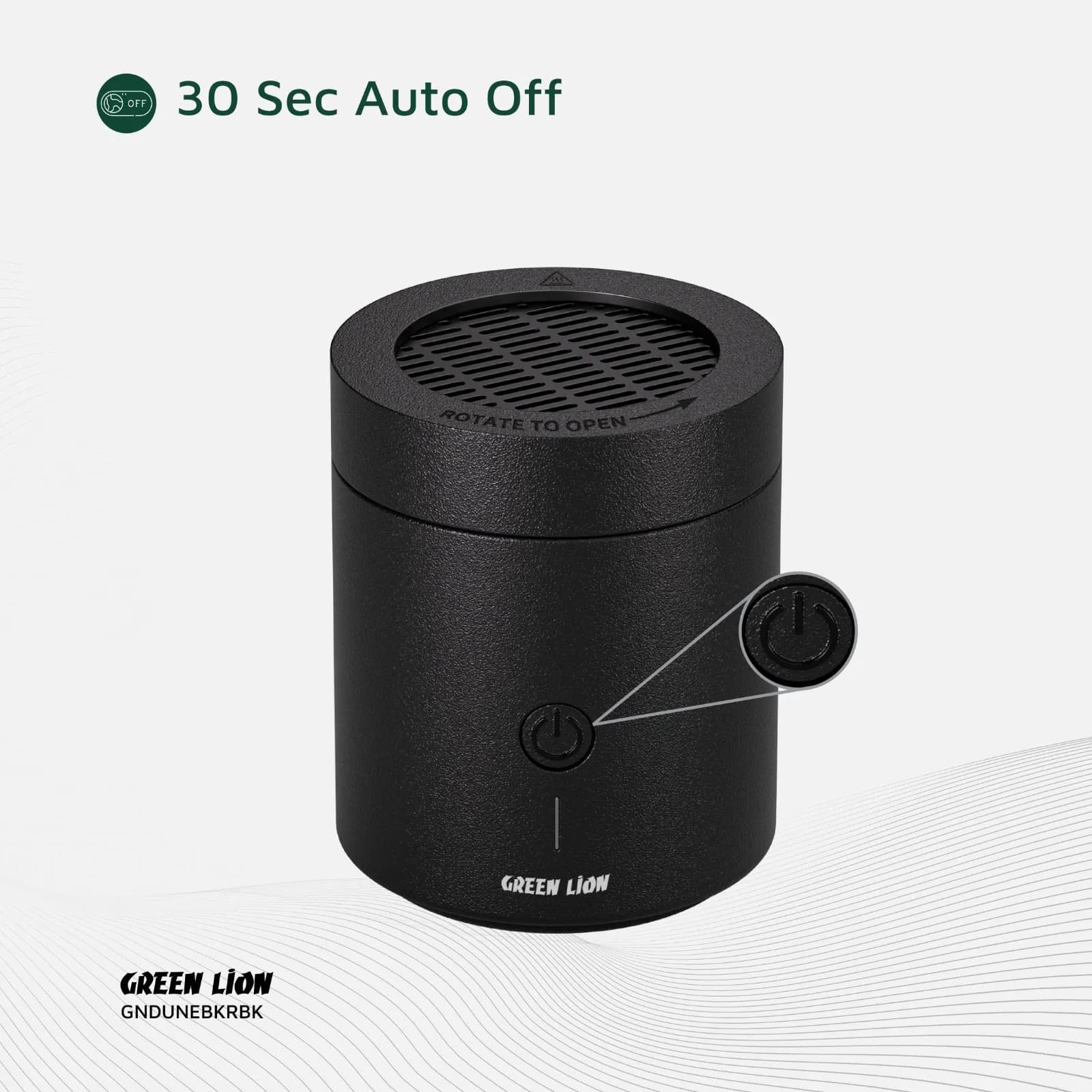 Green Lion Dune Bakhour Incense Burner - Black 1 Green Lion Dune Bakhour Incense Burner - Black 1