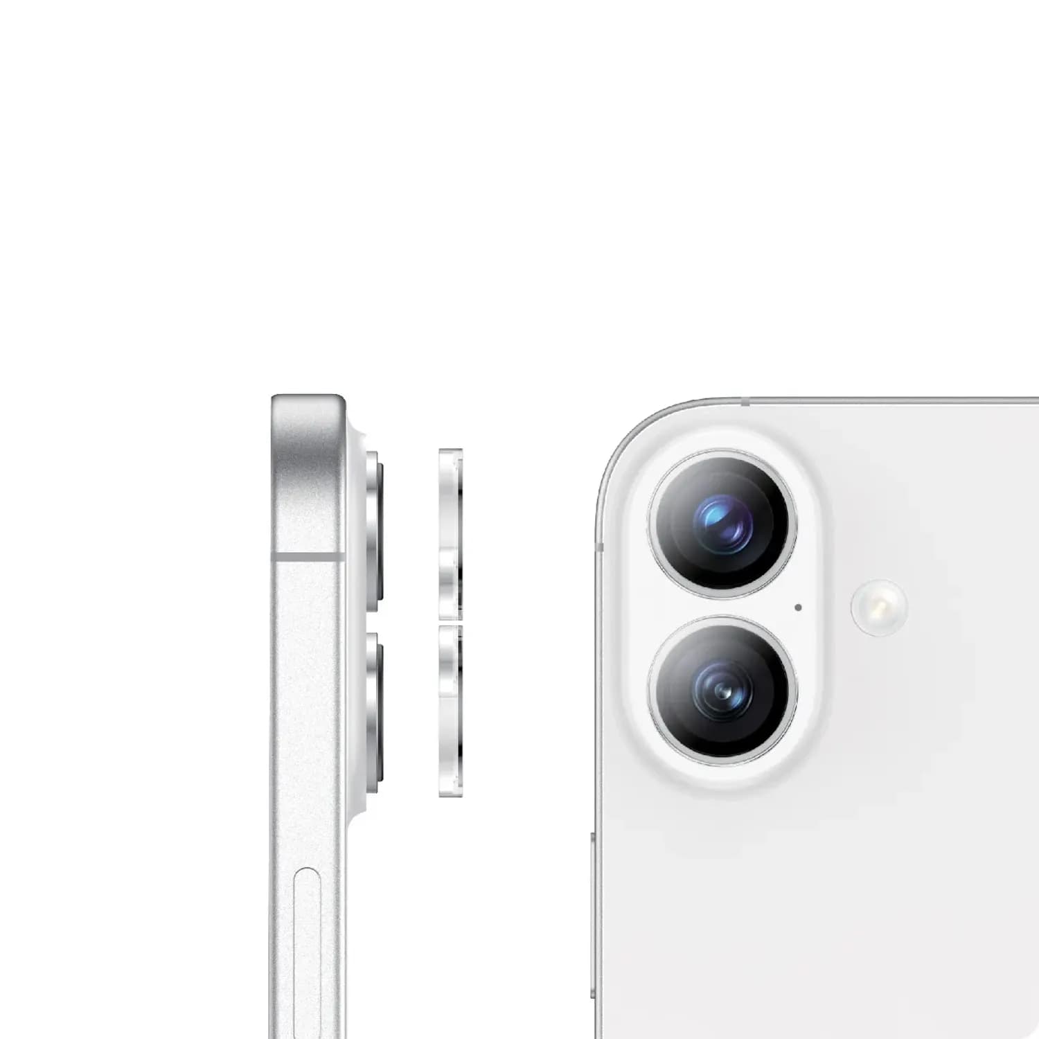 Green Lion Dual-Camera Lens Protector iPhone 17 - 9H Tempered Glass, Clear 3