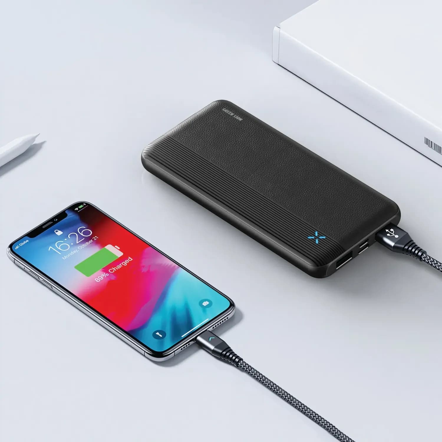 Green Lion Power Bank & Earbuds Duo Lite - Black 4