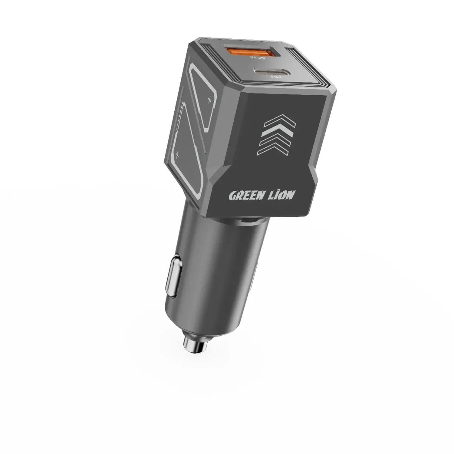 GREEN LION Car Charger - 60W PD+QC, Grey — Grey 2