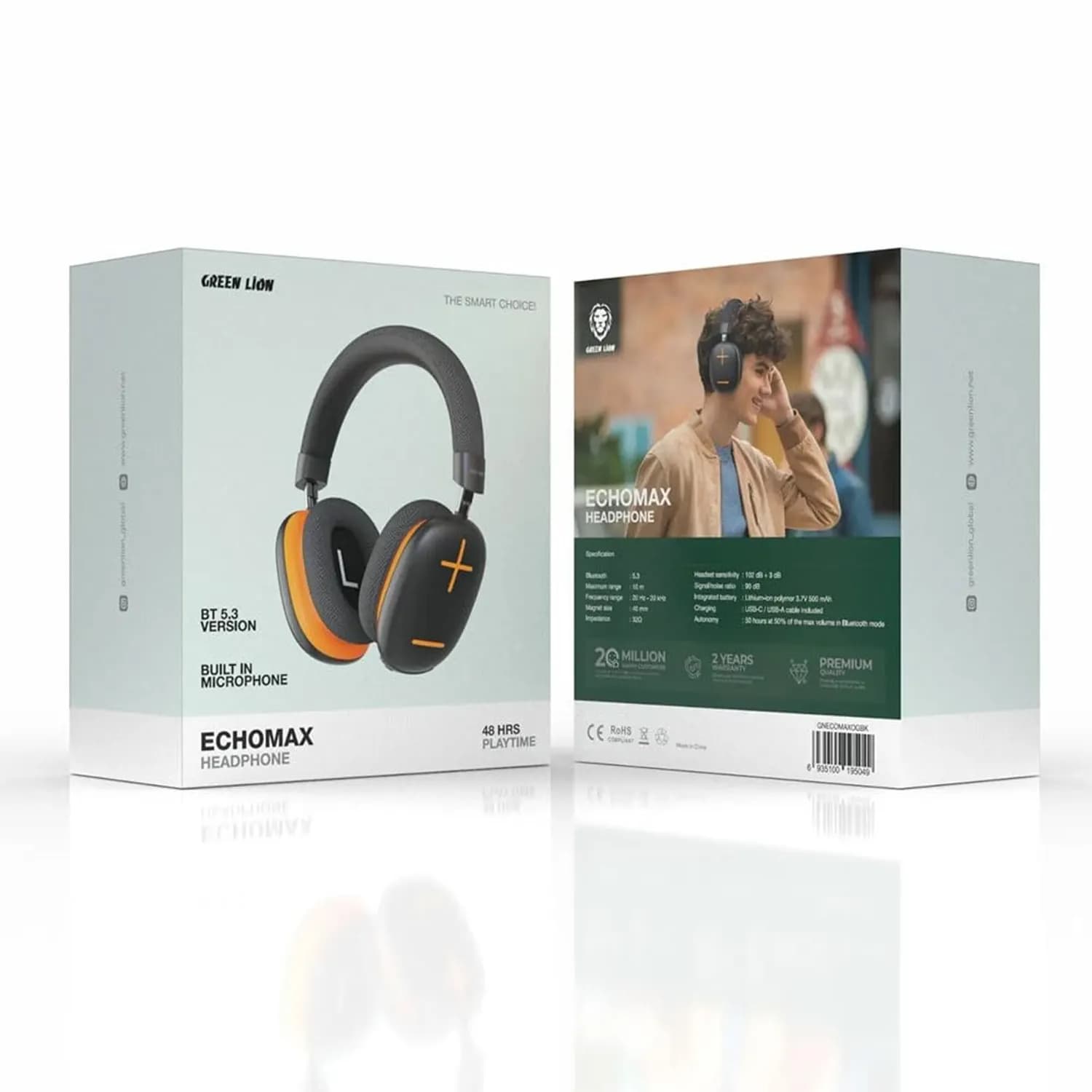Green Lion Earbuds Pro2 - ANC, Carbon Black 3