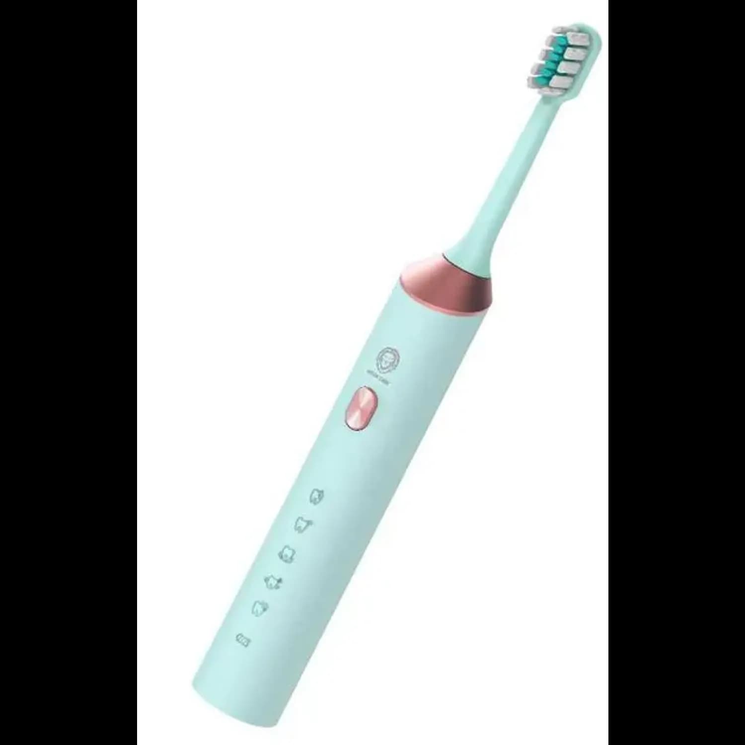 Green Lion Electric Toothbrush - 5 Modes, 4 Brush Heads, Blue 1