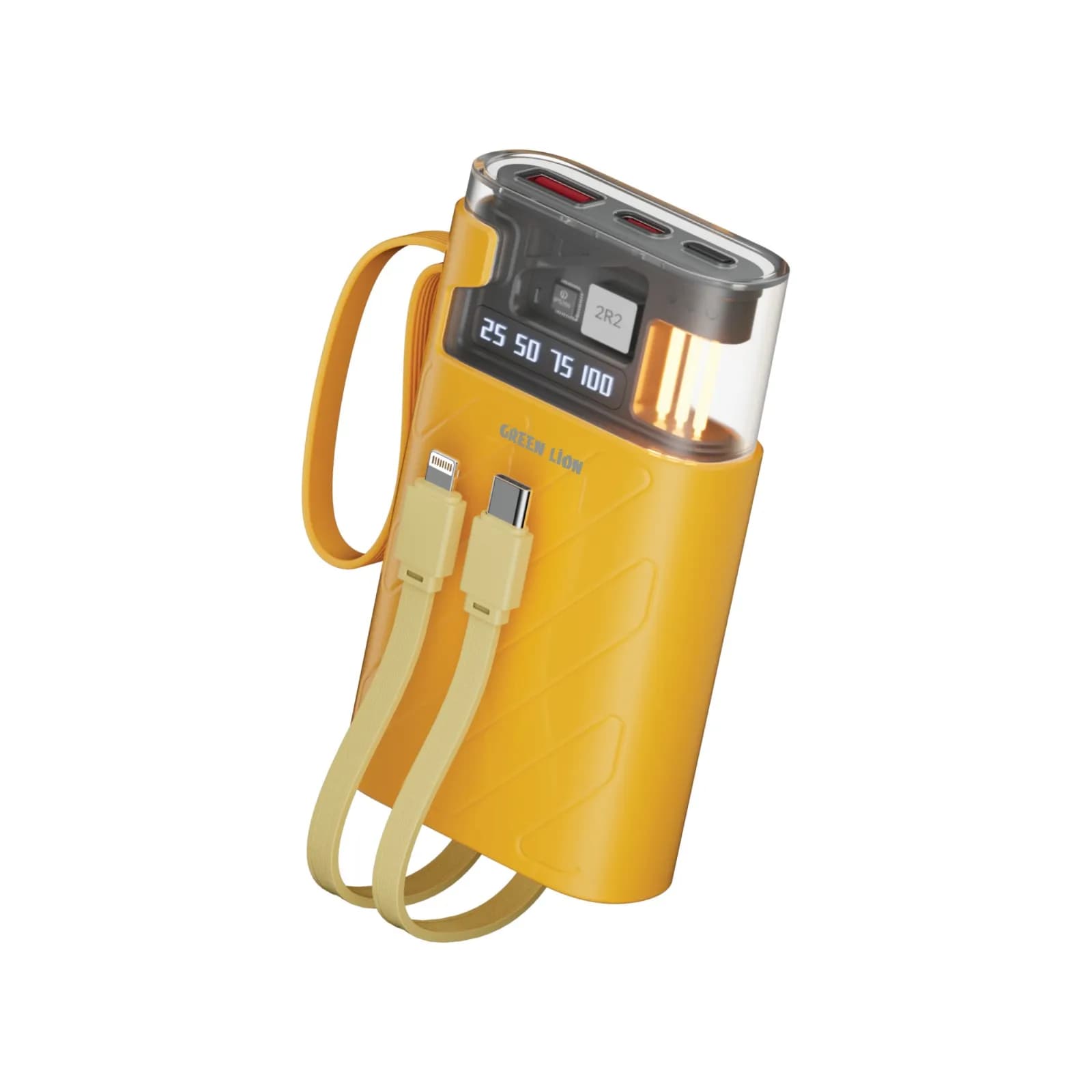 Green Lion Elixir Vault Power Bank 10000mAh PD 22.5W - Yellow 1 Green Lion Elixir Vault Power Bank 10000mAh PD 22.5W - Yellow 1