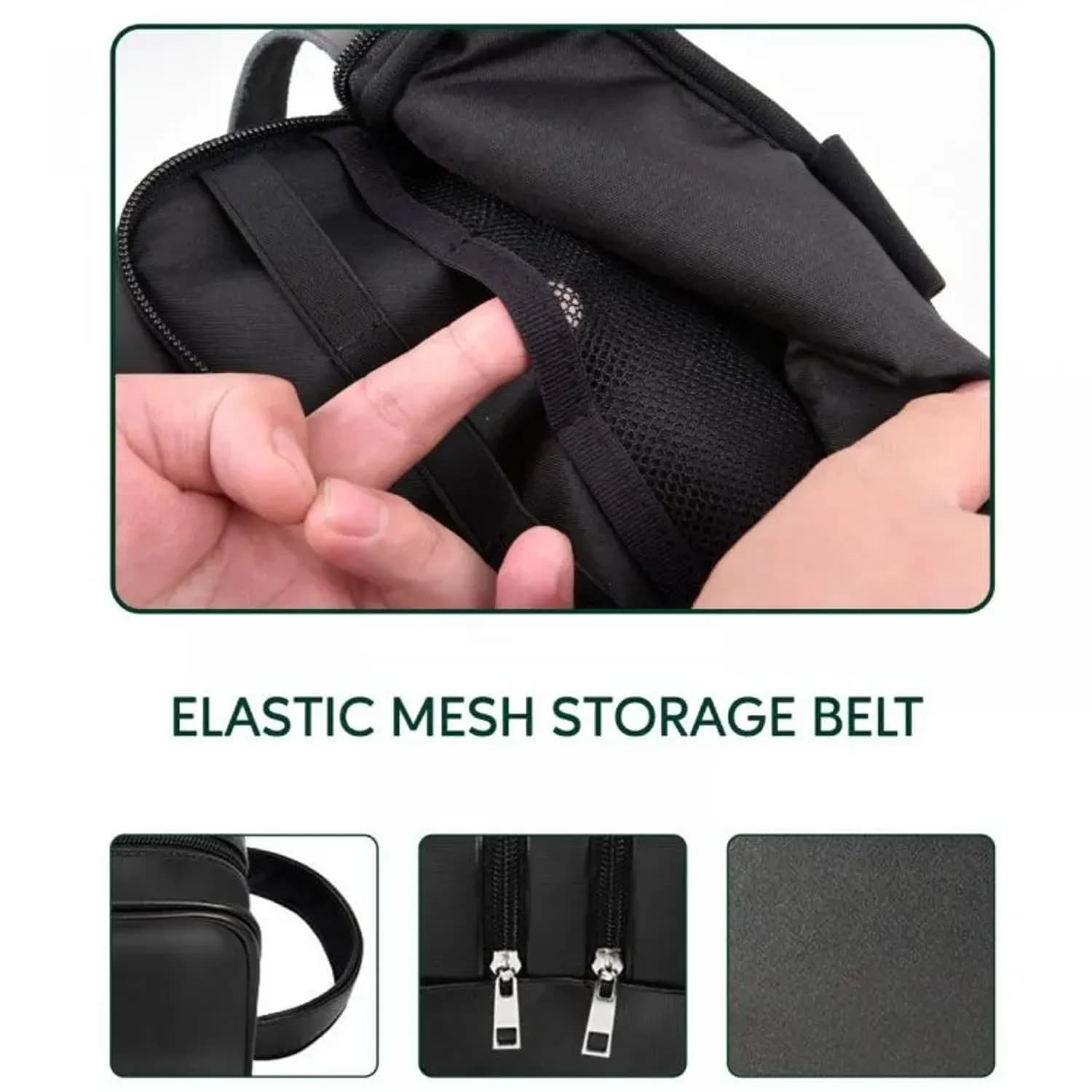 Green Lion Pouch - Waterproof, Black 5