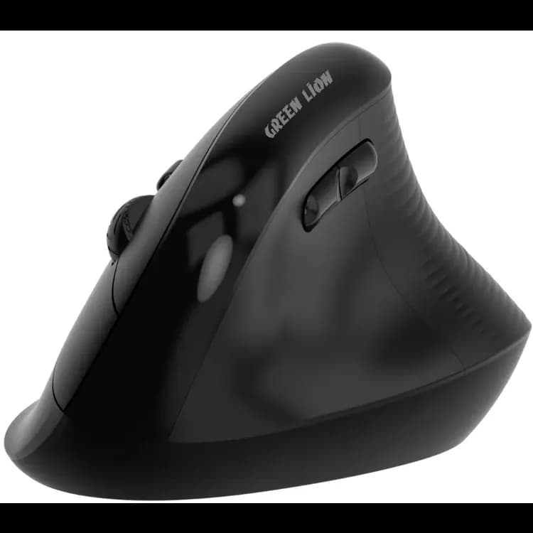 Green Lion Vertical Mouse - Ergo Grip, BT & 2.4GHz, Black 1