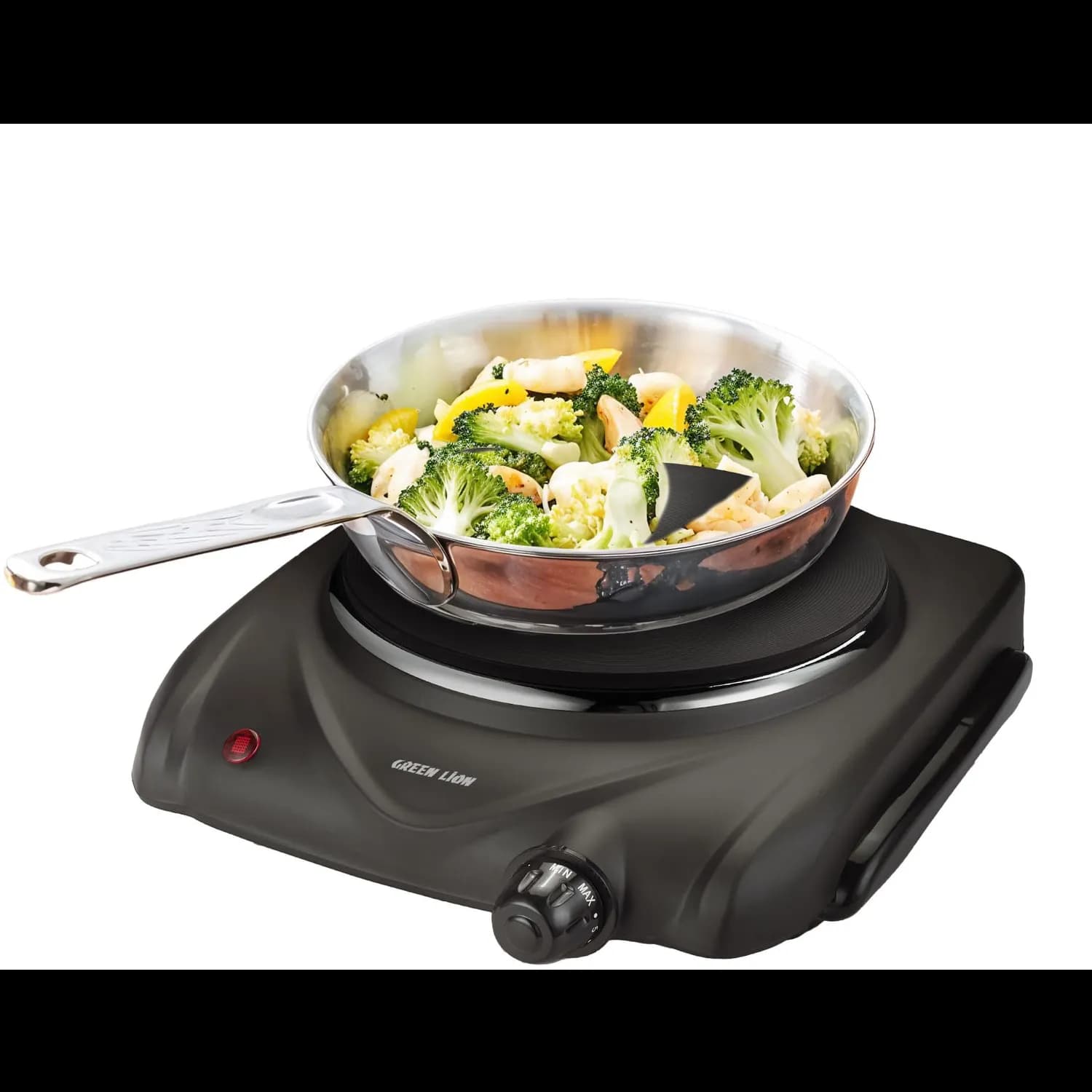 Green Lion Electric Stove - Single Hot Plate, 6 Levels, Black 1 Green Lion Electric Stove - Single Hot Plate, 6 Levels, Black 1