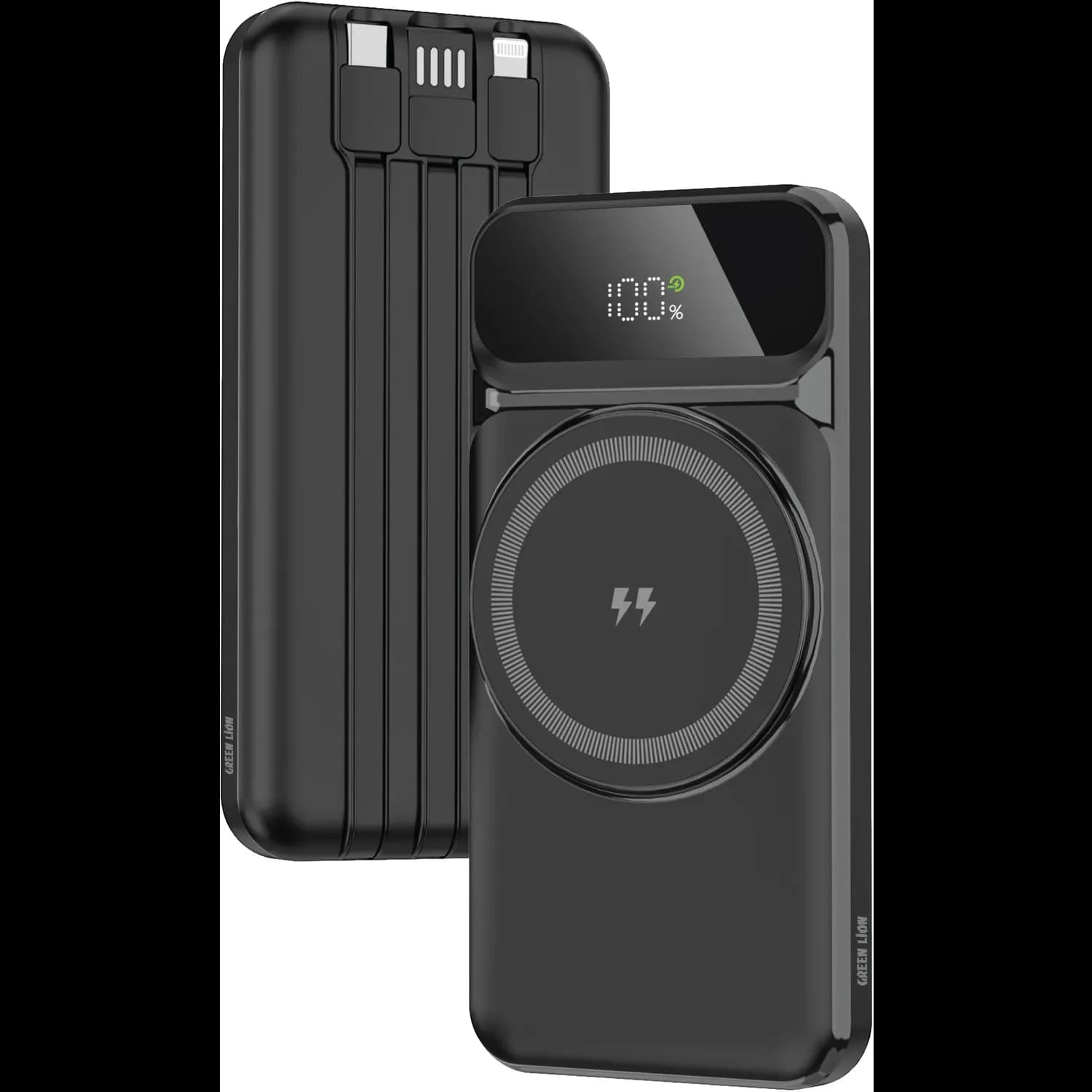 Green Lion Power Bank Everton 10000mAh - PD 20W, Black 1 Green Lion Power Bank Everton 10000mAh - PD 20W, Black 1