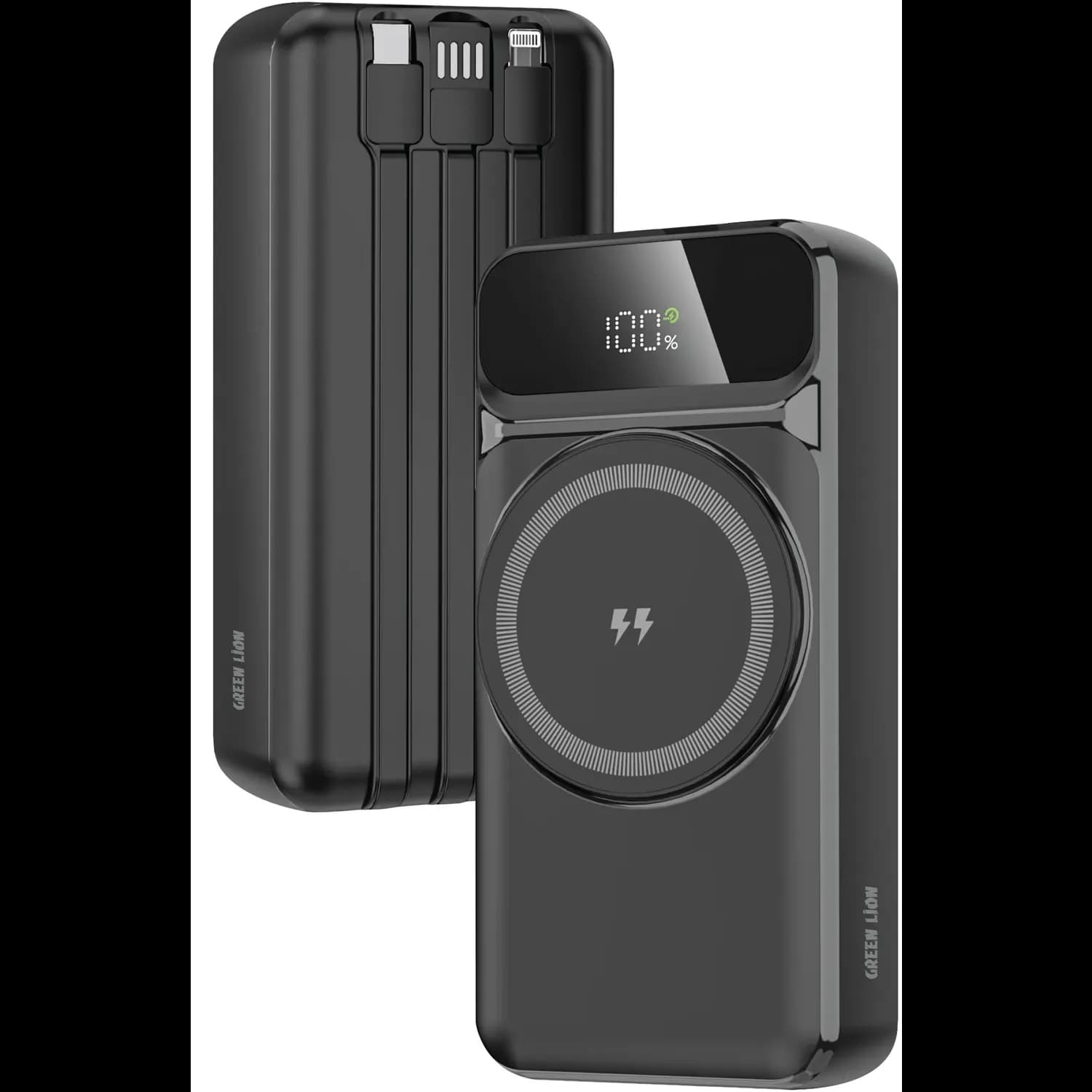 Green Lion Power Bank Everton - 20000mAh PD 20W, Black 1 Green Lion Power Bank Everton - 20000mAh PD 20W, Black 1