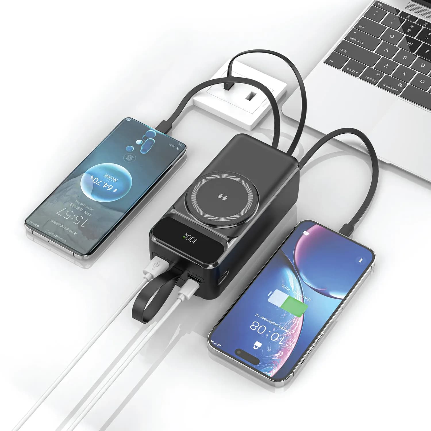 Green Lion Power Bank Everton - 40000mAh 20W PD, Black 2