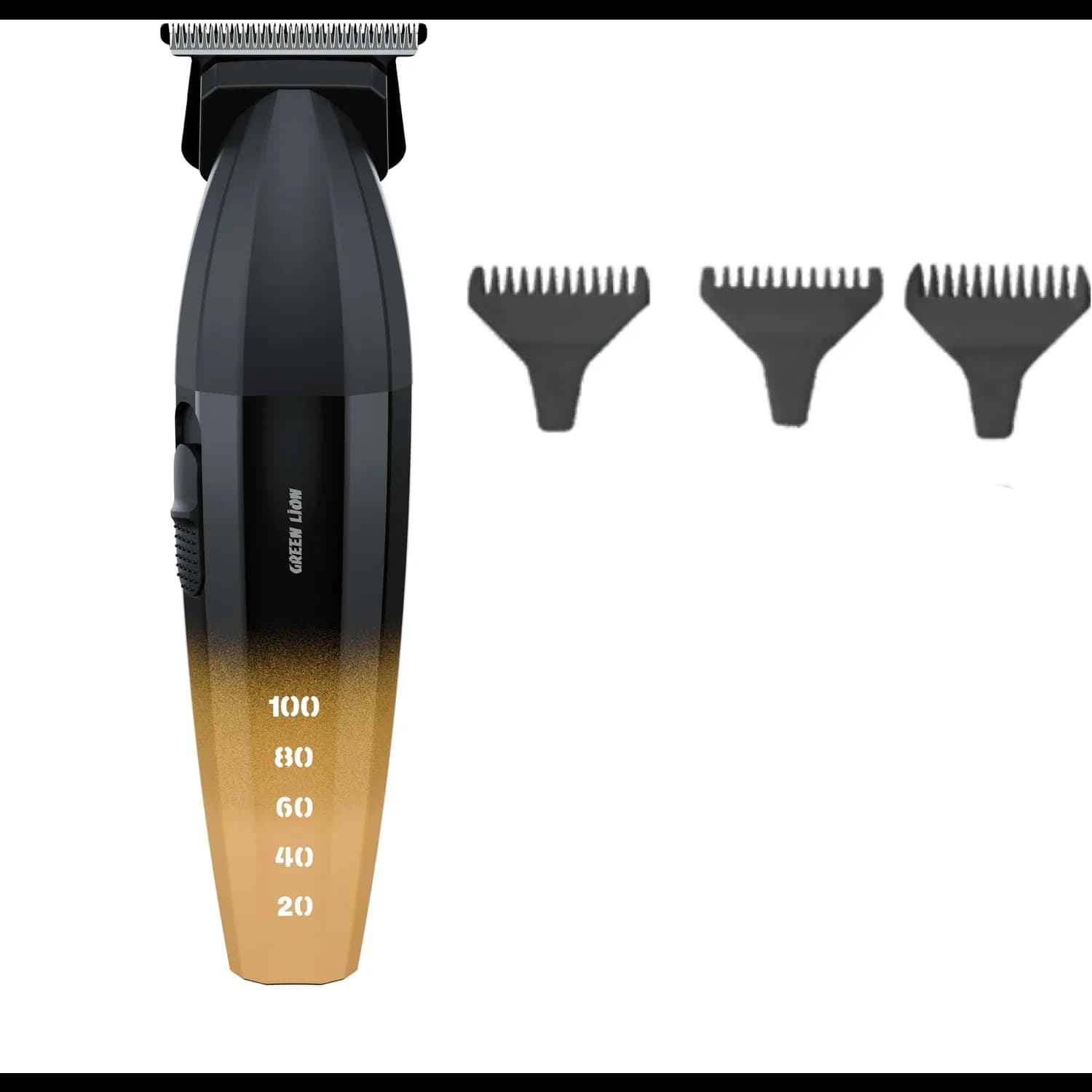 Green Lion Hair Clipper Edge-X - Rechargeable, Black/Gold 1 Green Lion Hair Clipper Edge-X - Rechargeable, Black/Gold 1