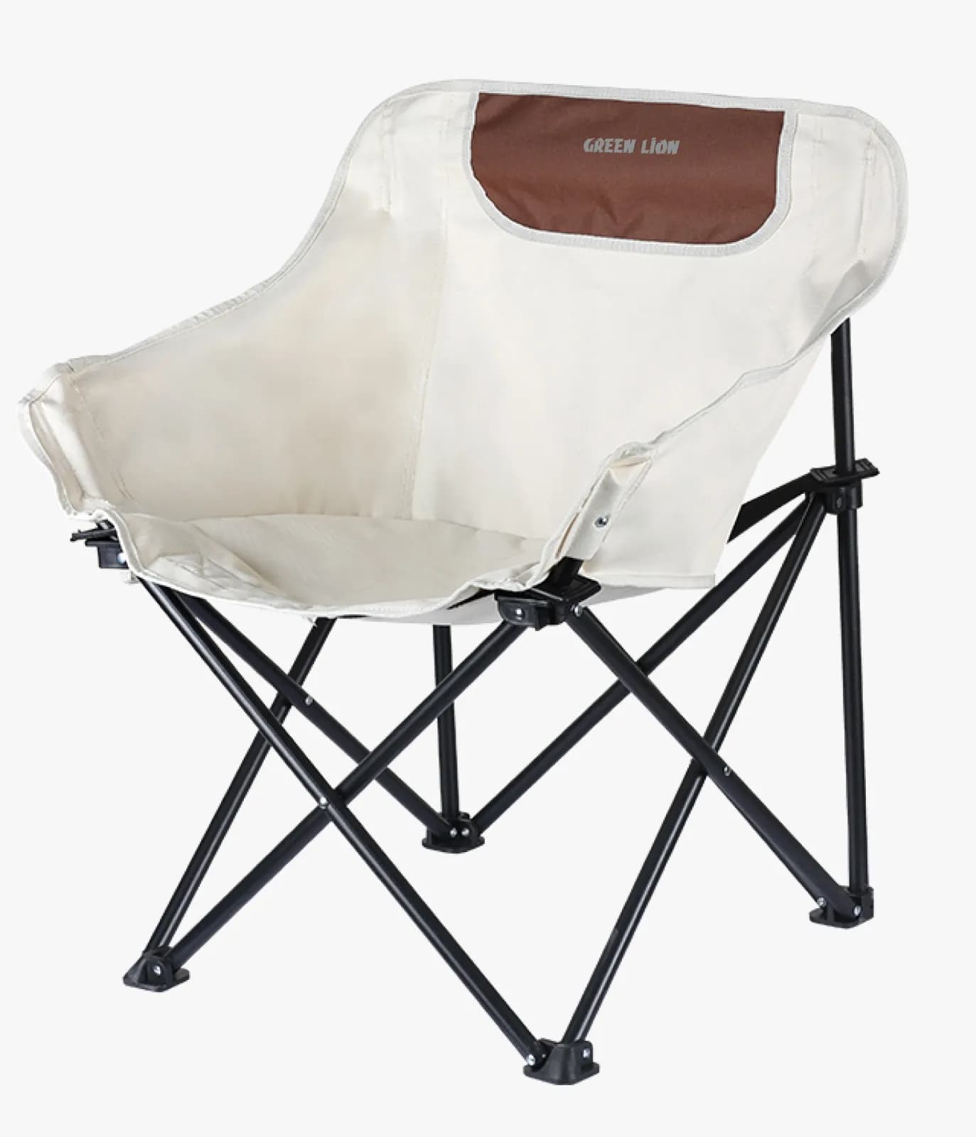 Green Lion Ranger Foldable Camping Chair - White 4