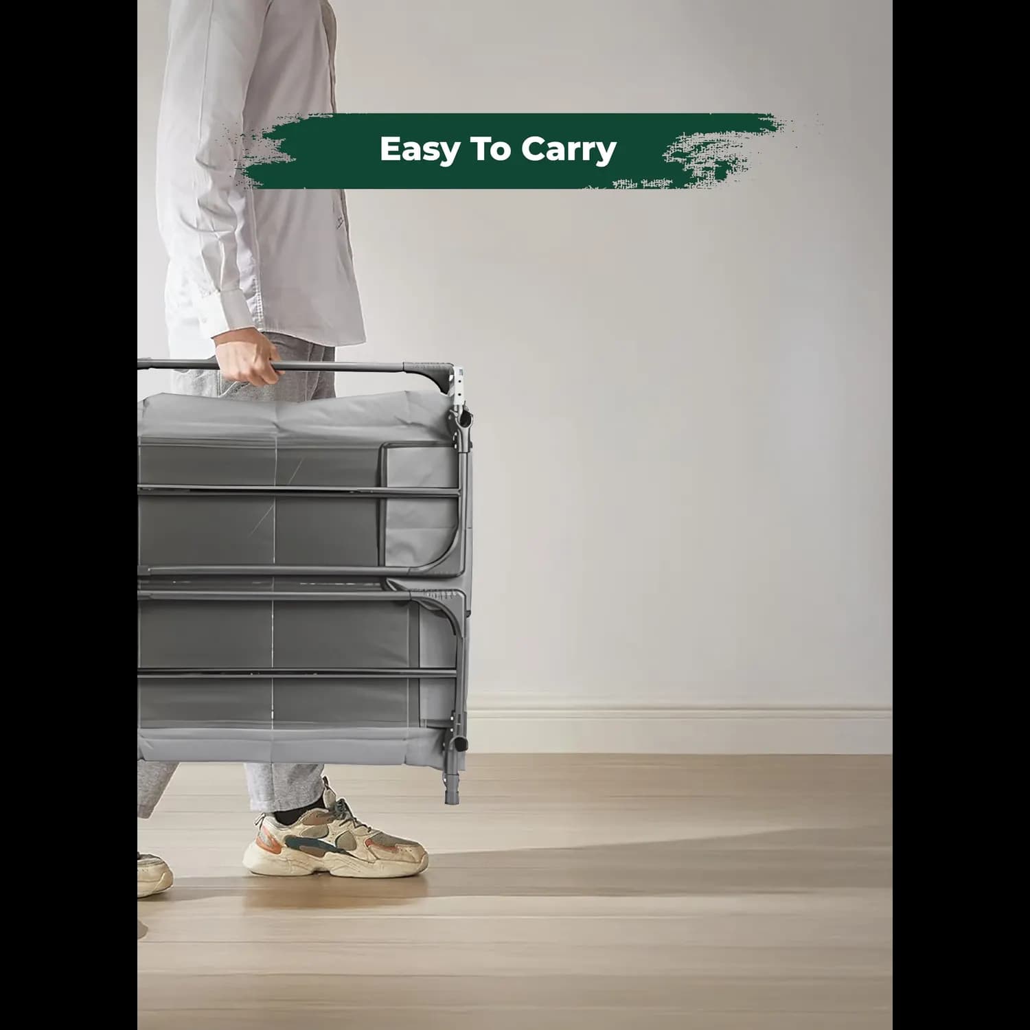 Green Lion Inflatable Mattress - Skin-Friendly, Grey 3