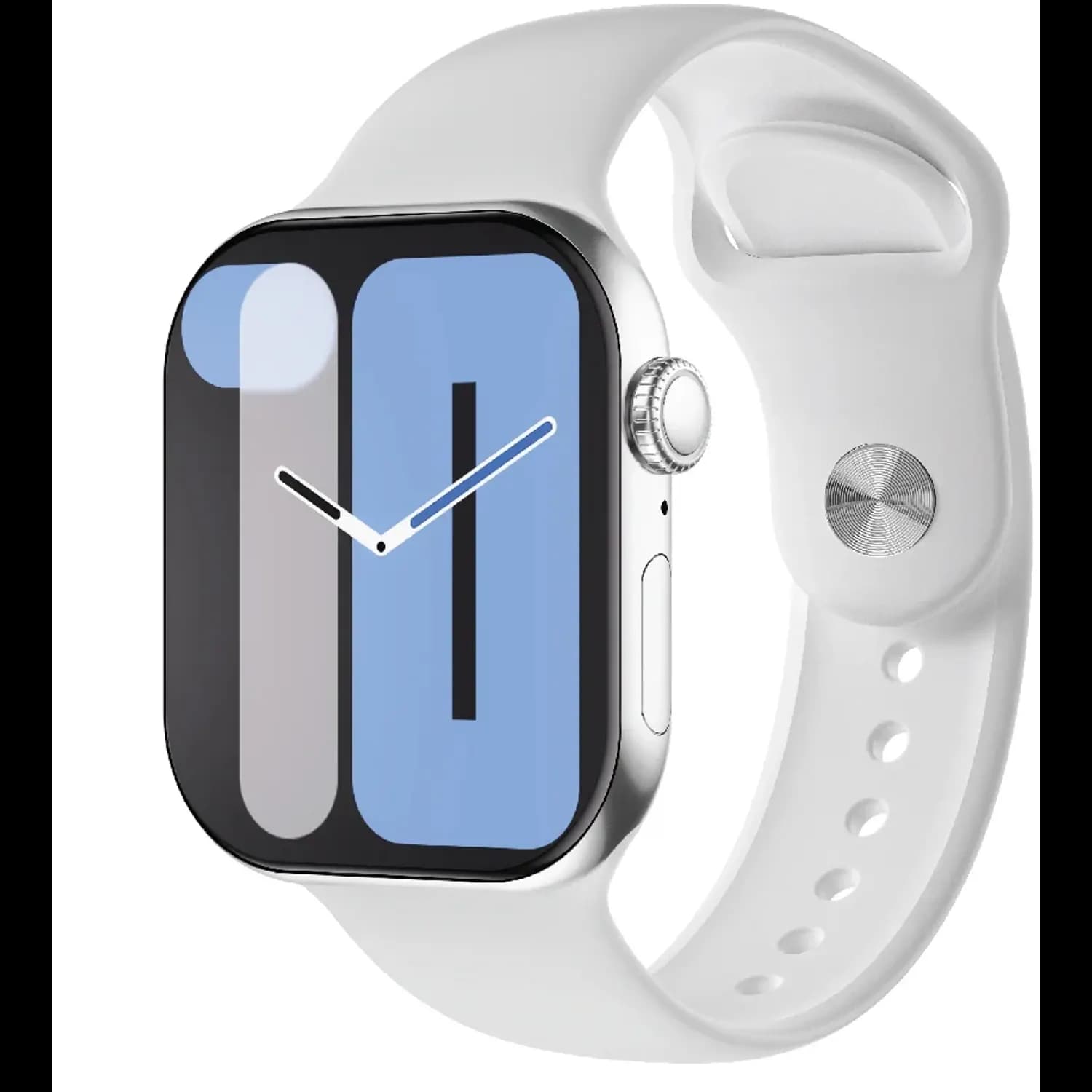 Green Lion Smart Watch Flex 46 - 2.06" IPS Display, Silver — Orange 4