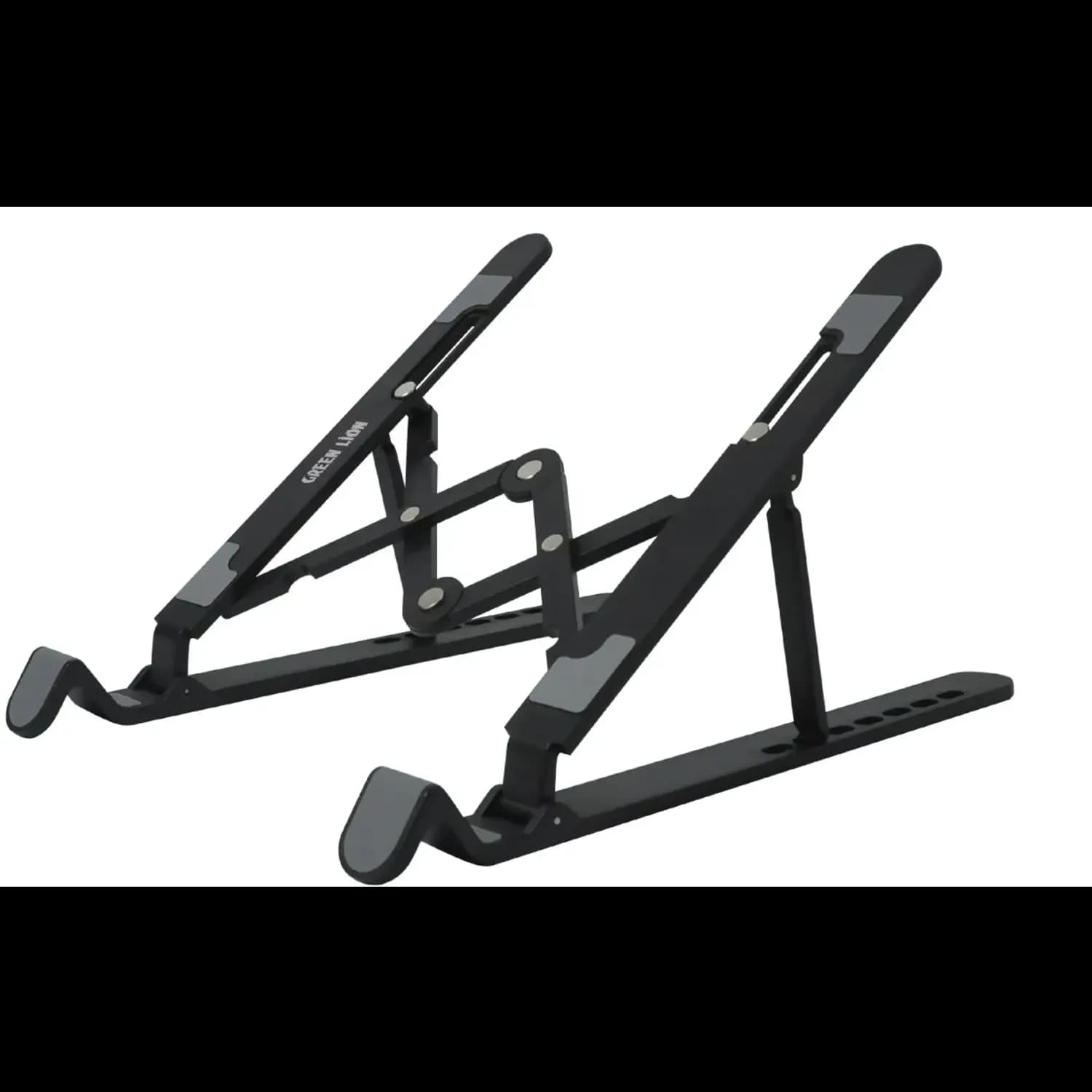 Green Lion Laptop Stand - Foldable, 7 Tilts, Black 1