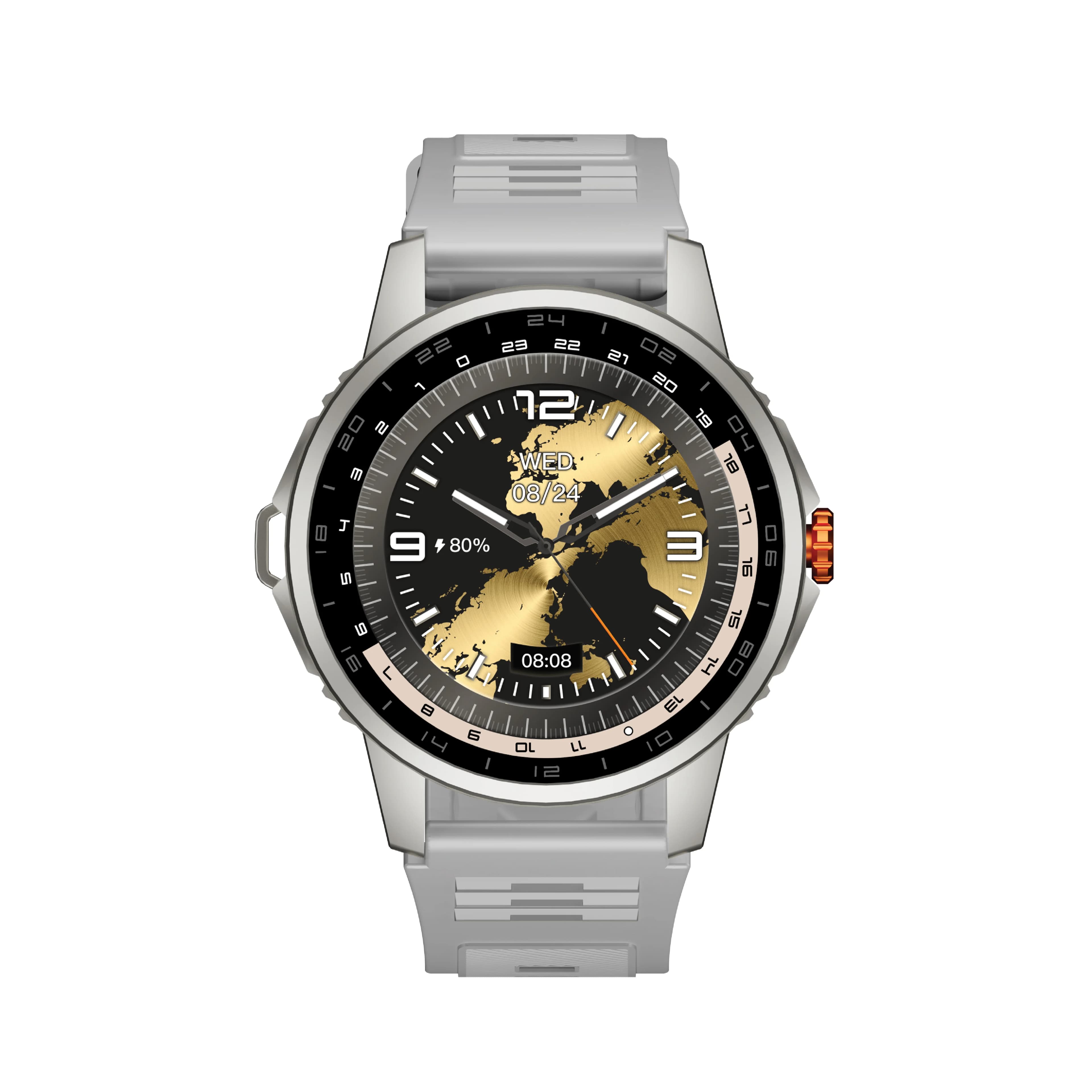 Green Lion Smart Watch GNFORCSW67SL - 1.52" IPS, Silver — Black 2